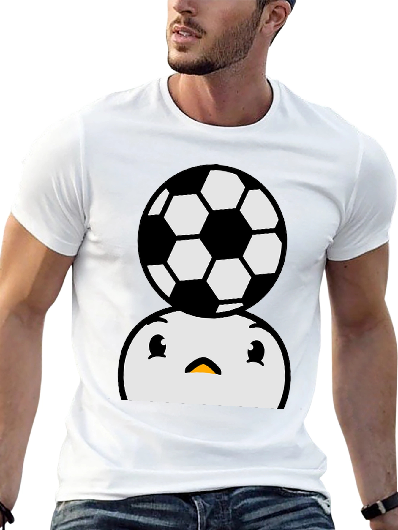 Soccer Ball Penguin T-Shirt - Fun & Unique Tee!