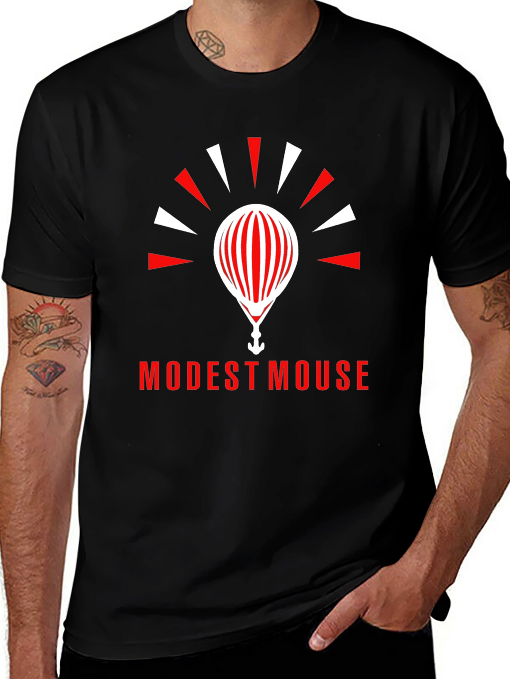 Modest Mouse Black T-Shirt