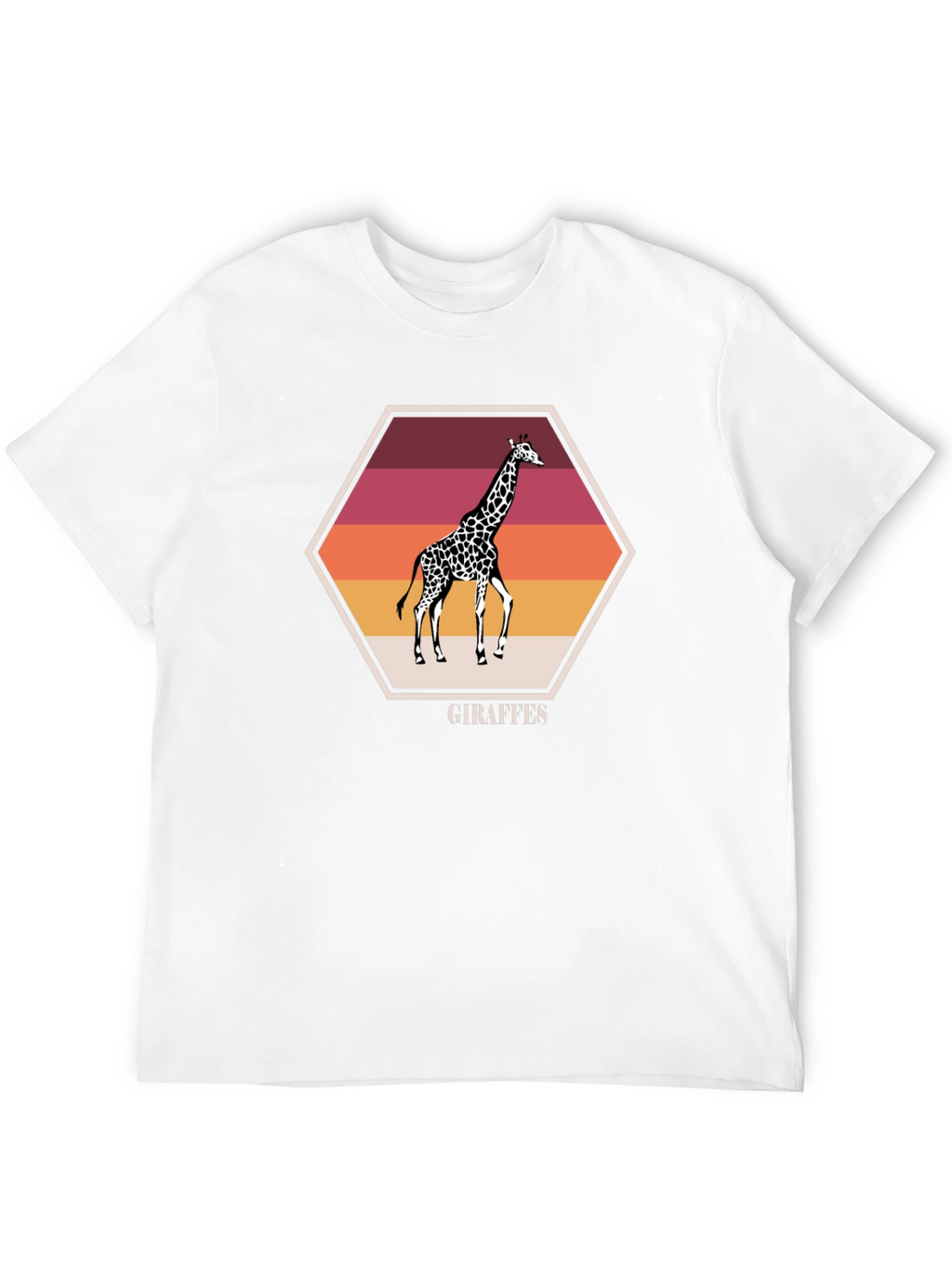 Giraffe Sunset Graphic Tee - Stylish Unisex Shirt