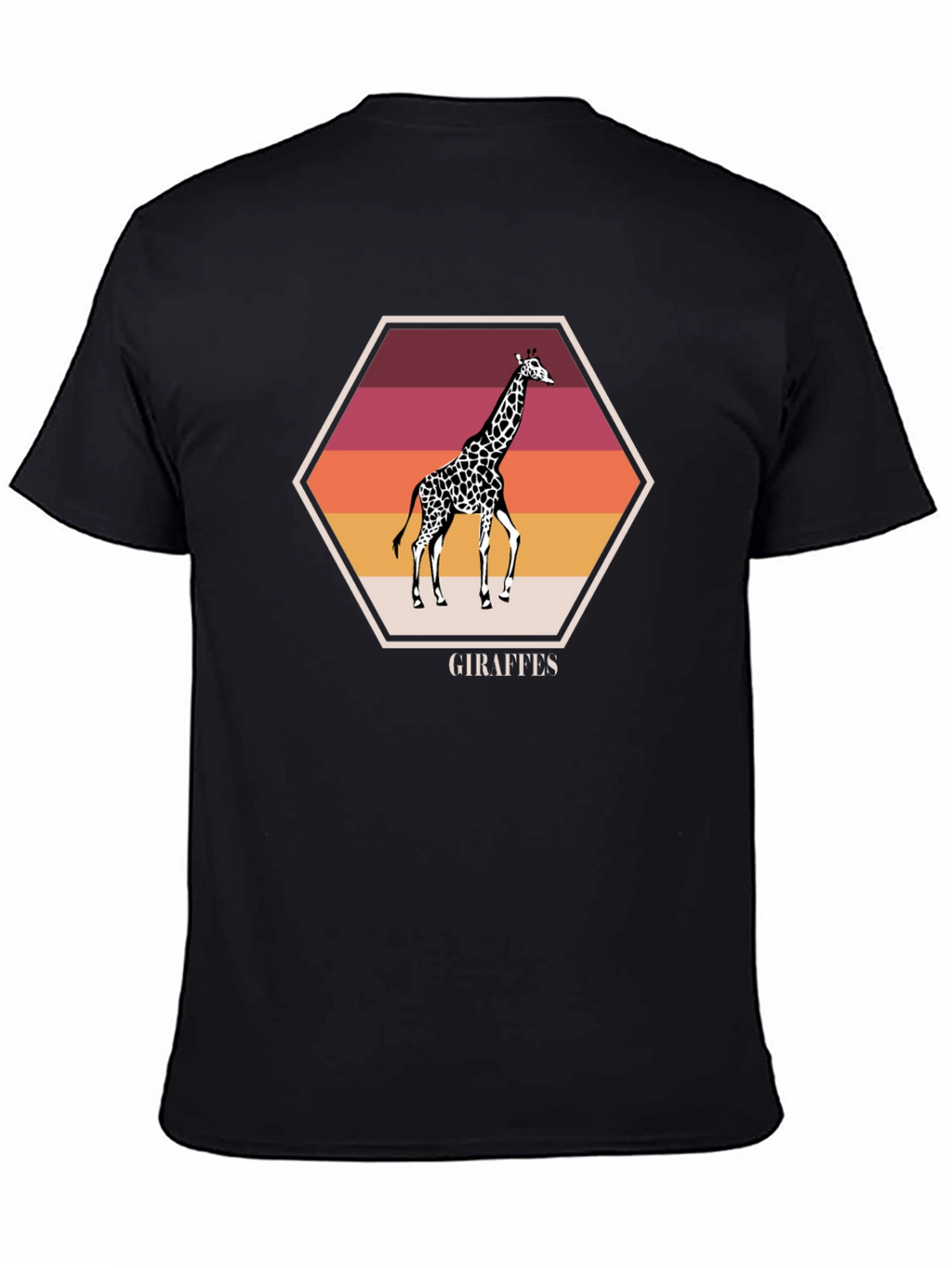 Giraffe Sunset Graphic Tee - Stylish Unisex Shirt