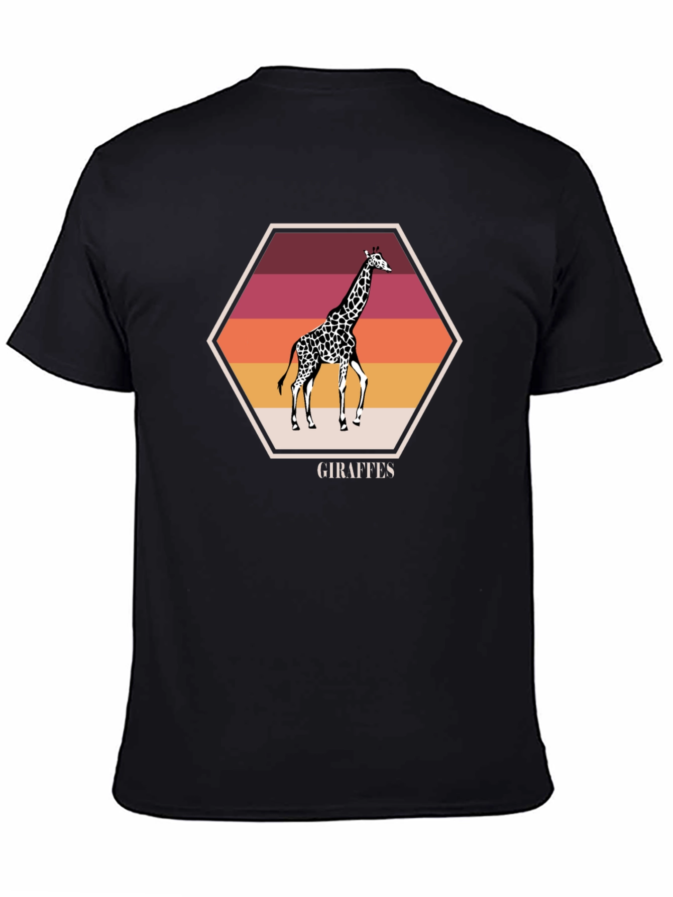 Giraffe Sunset Graphic Tee - Stylish Unisex Shirt