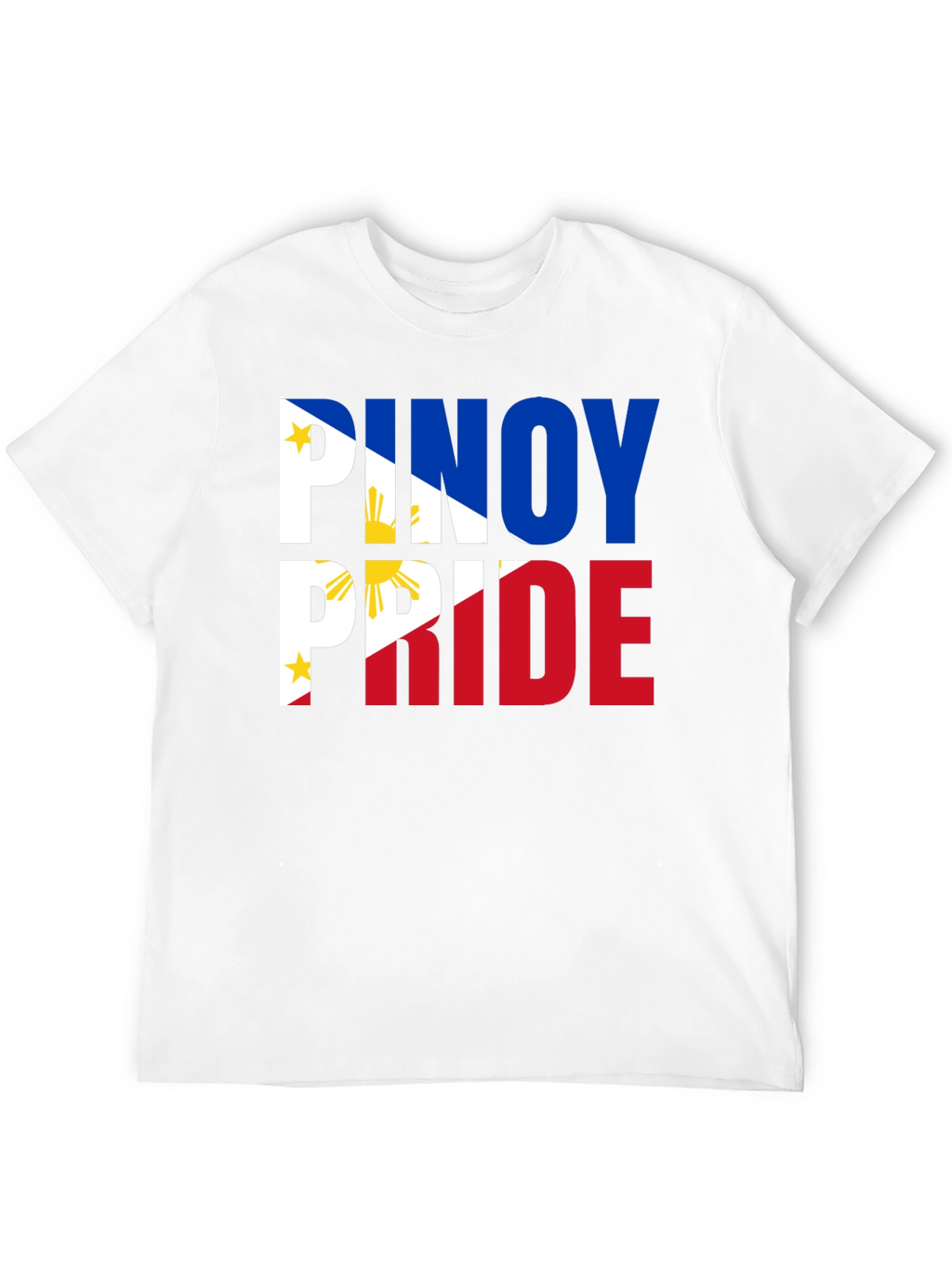 Pinoy Pride T-Shirt: Filipino Flag Inspired Design
