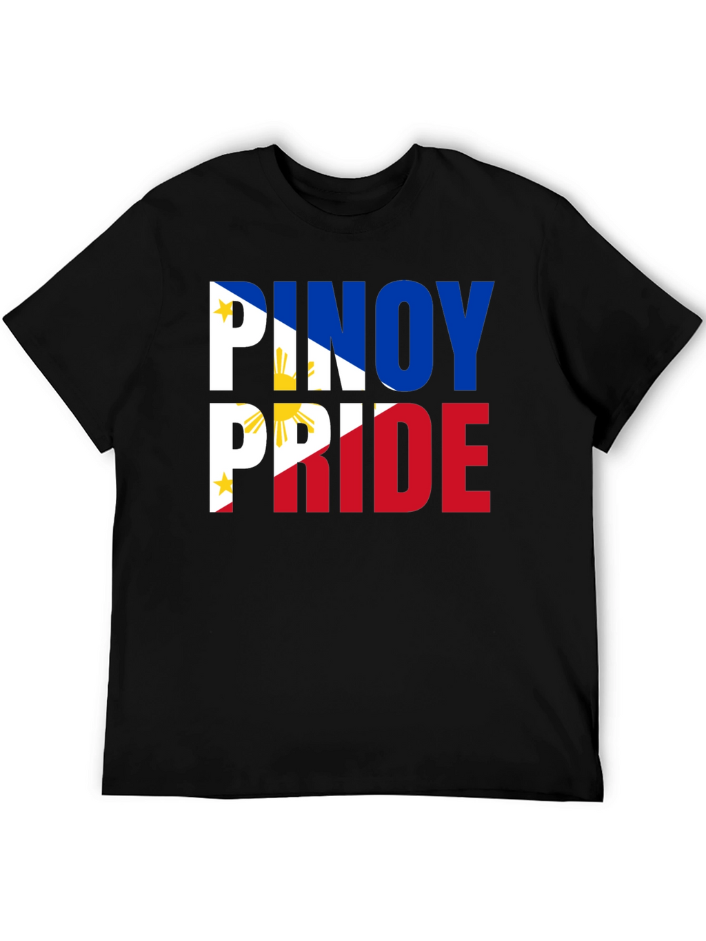 Pinoy Pride T-Shirt: Filipino Flag Inspired Design