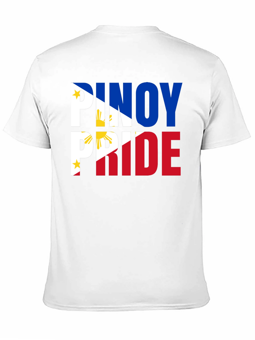 Pinoy Pride T-Shirt: Filipino Flag Inspired Design