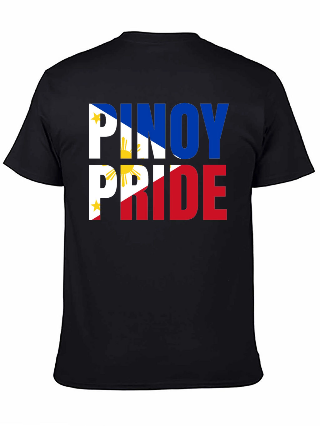 Pinoy Pride T-Shirt: Filipino Flag Inspired Design