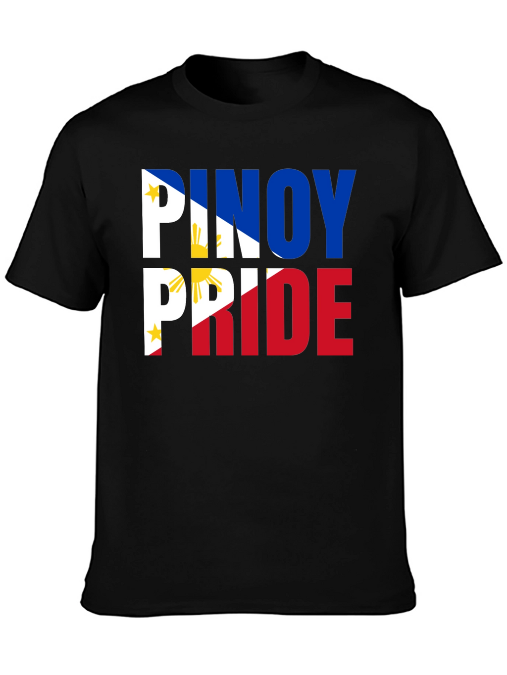 Pinoy Pride T-Shirt: Filipino Flag Inspired Design