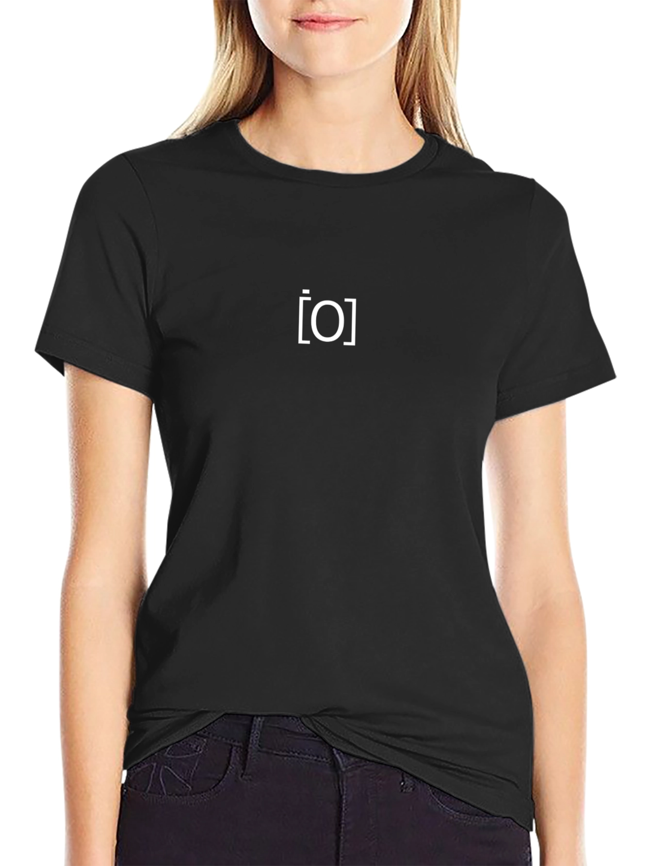 Minimalist Black T-Shirt with Graphic