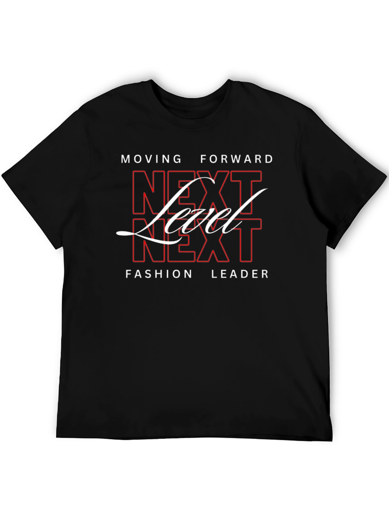 Next Level Fashion Leader Graphic Tee - Black