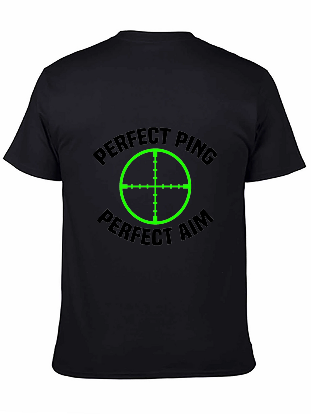 Perfect Ping Aim Black T-Shirt