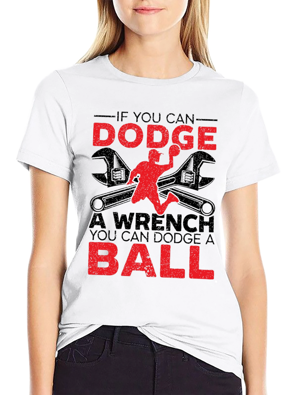 Dodgeball Wrench Graphic T-Shirt