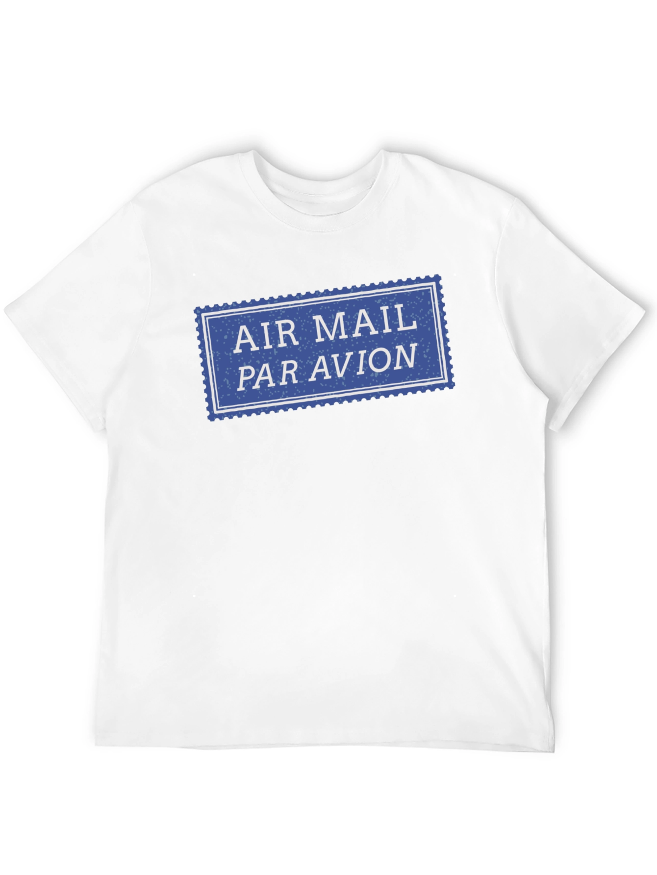 Air Mail Par Avion Stamp T-Shirt - Classic Style