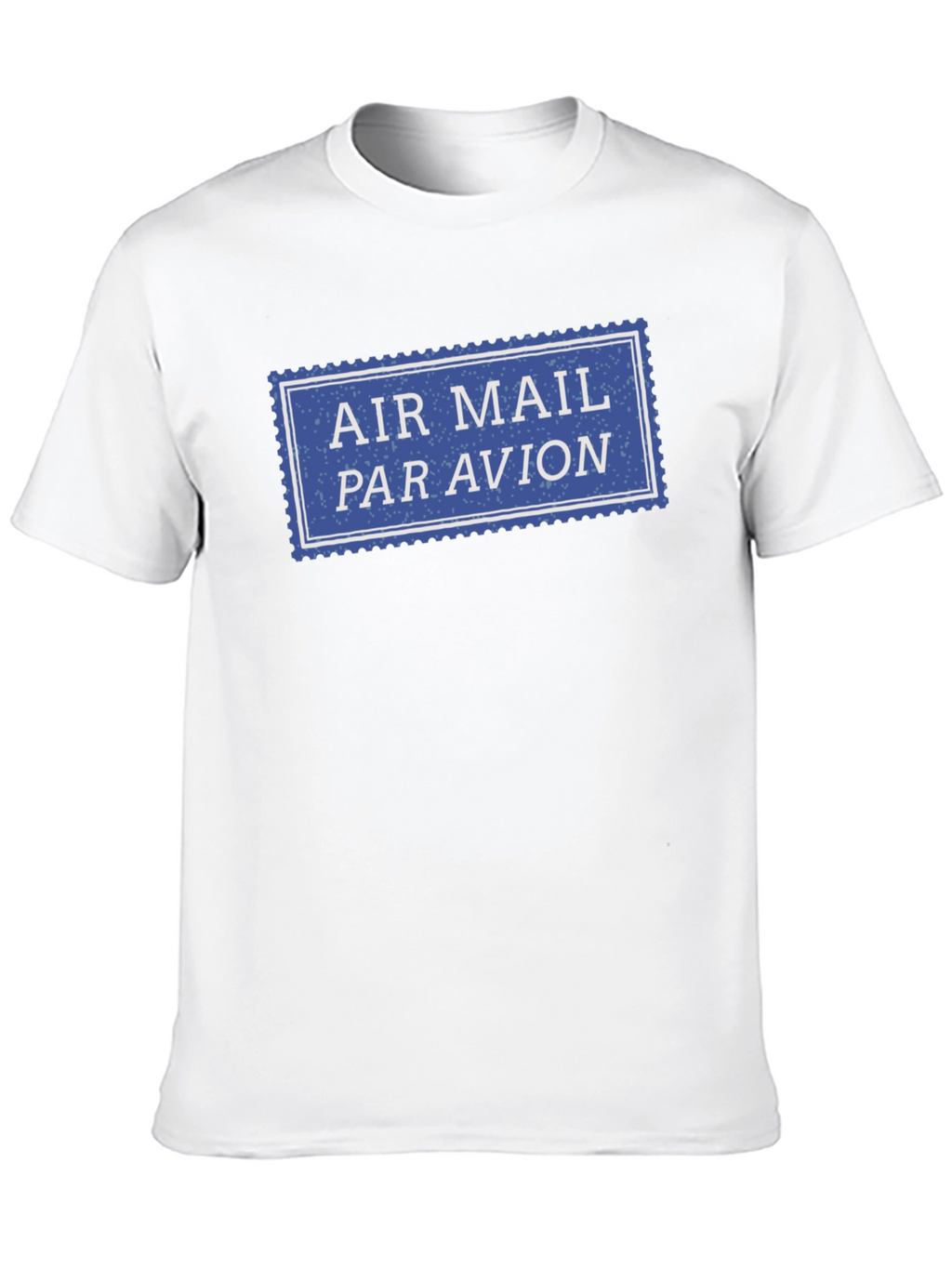 Air Mail Par Avion Stamp T-Shirt - Classic Style