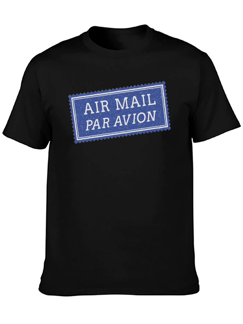 Air Mail Par Avion Stamp T-Shirt - Classic Style