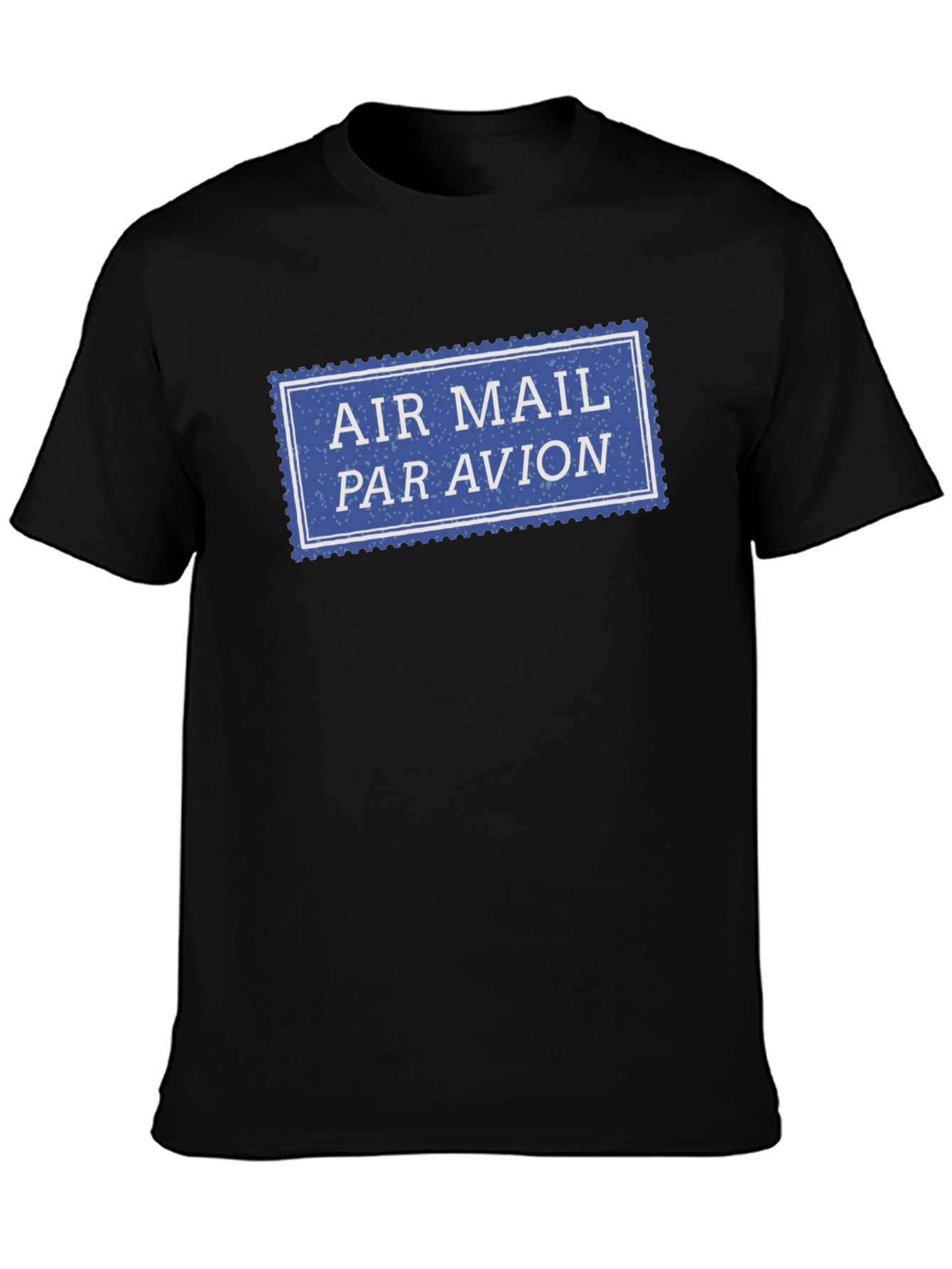 Air Mail Par Avion Stamp T-Shirt - Classic Style