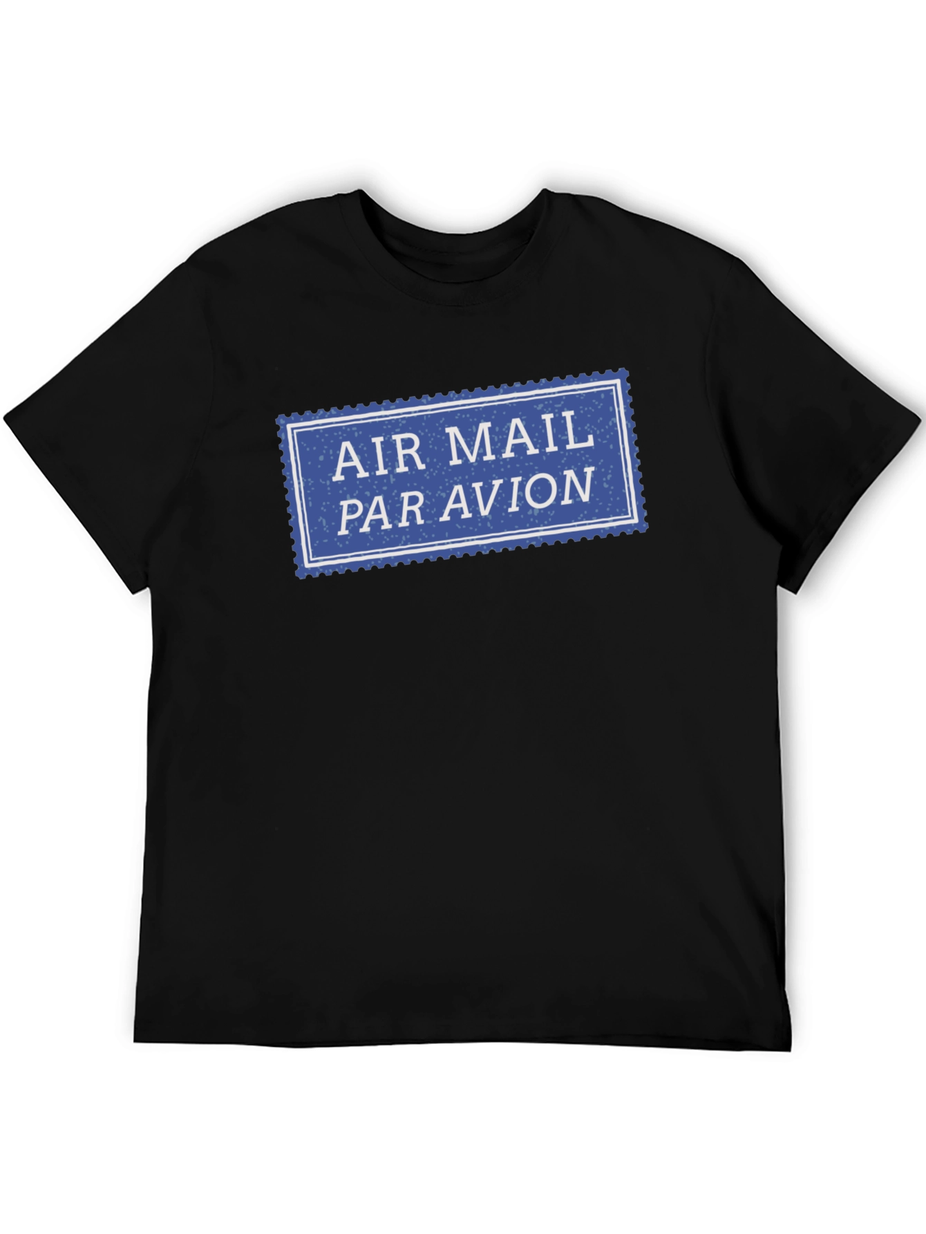 Air Mail Par Avion Stamp T-Shirt - Classic Style