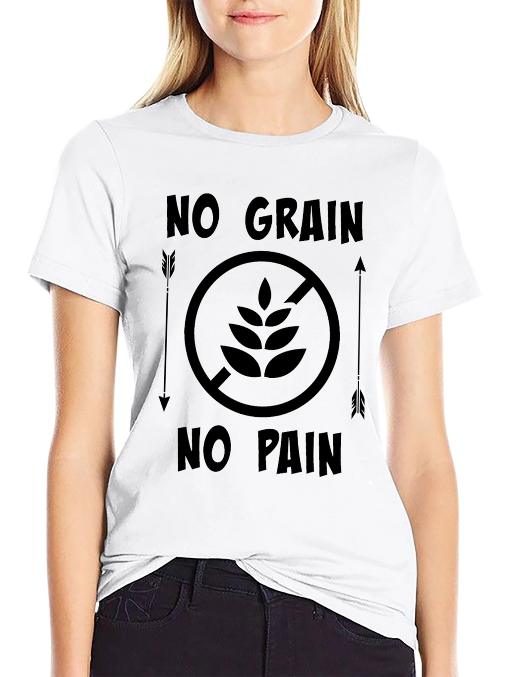 No Grain No Pain Graphic T-Shirt