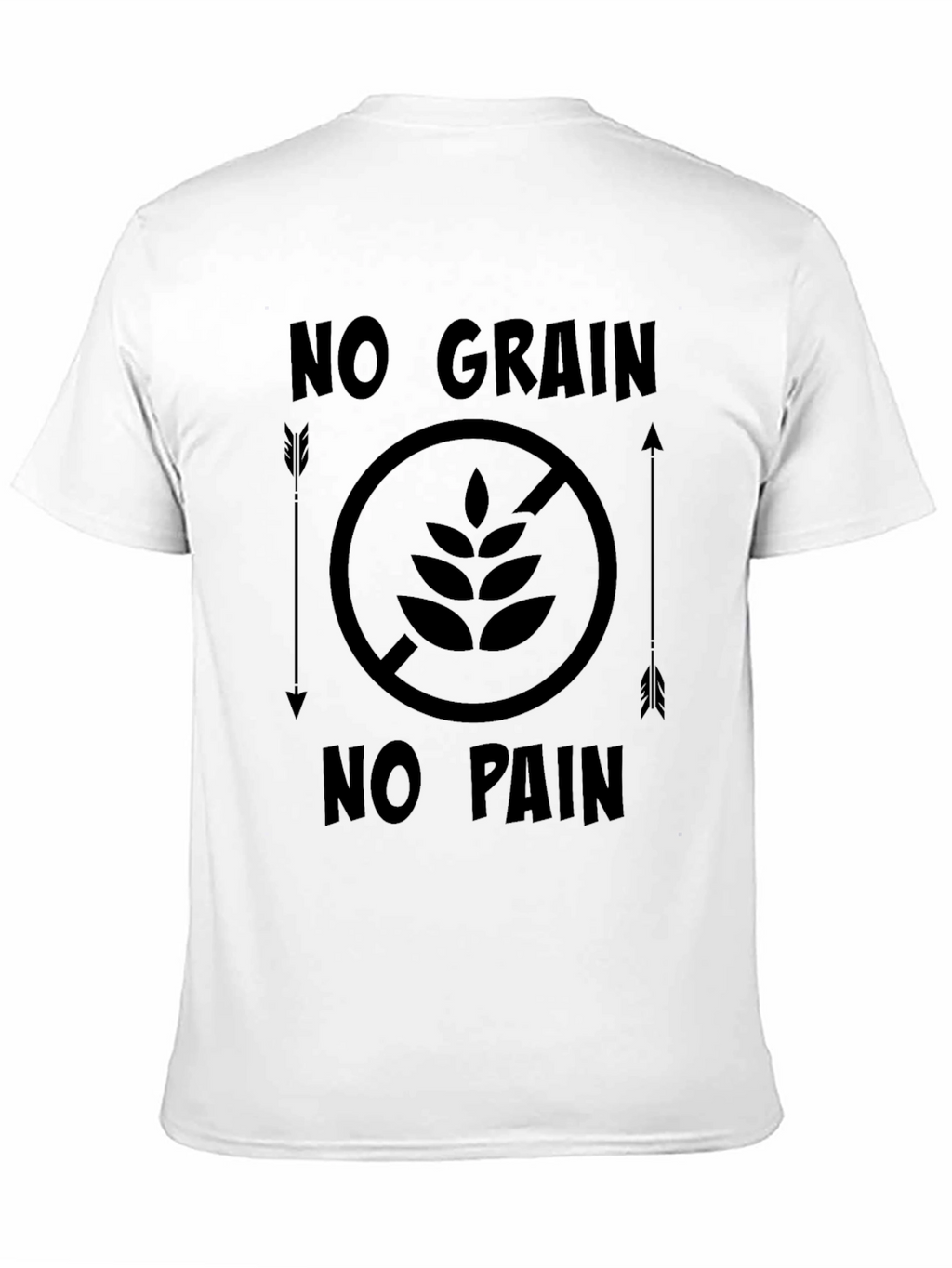 No Grain No Pain Graphic T-Shirt