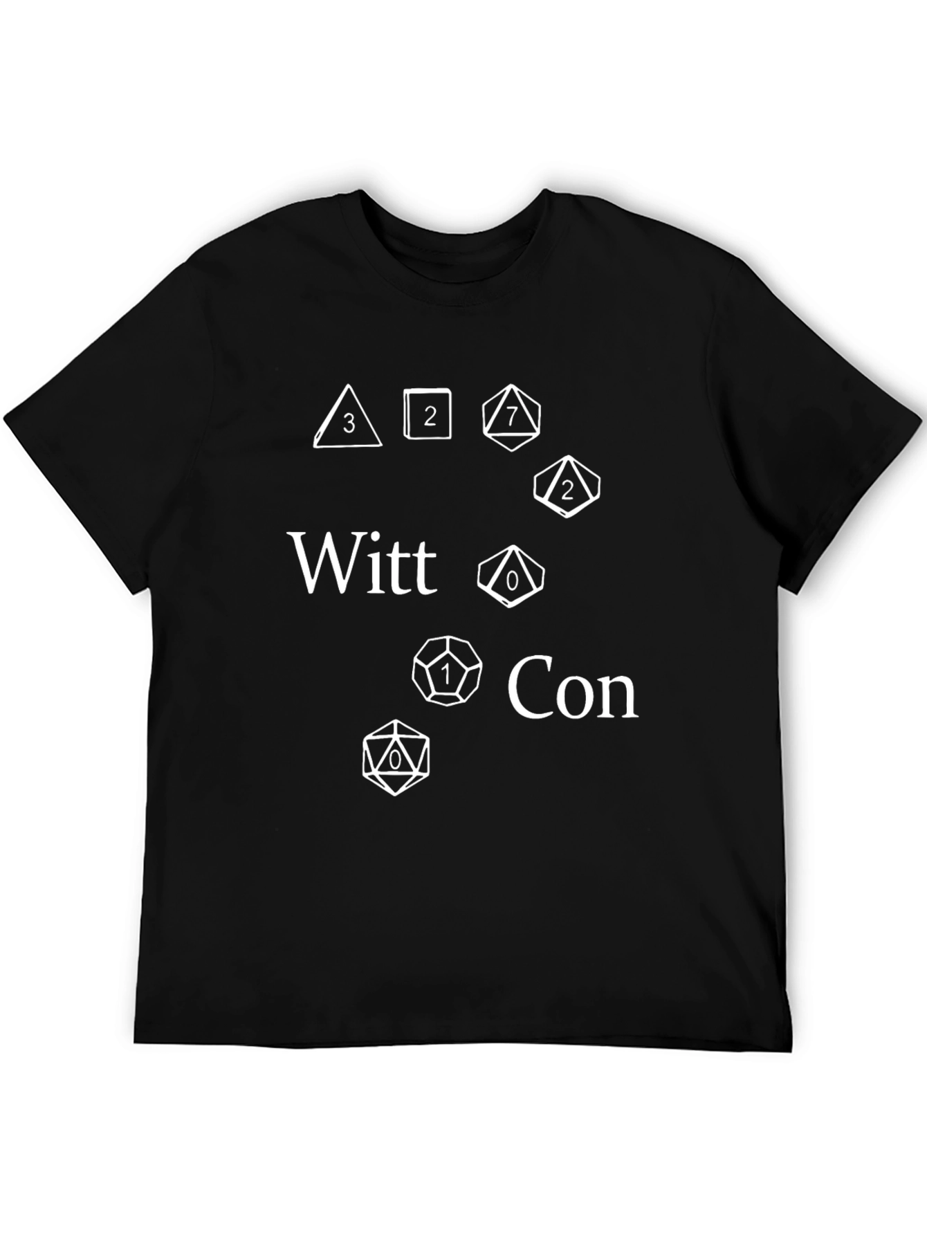 Witt Con Dice Graphic Black T-Shirt