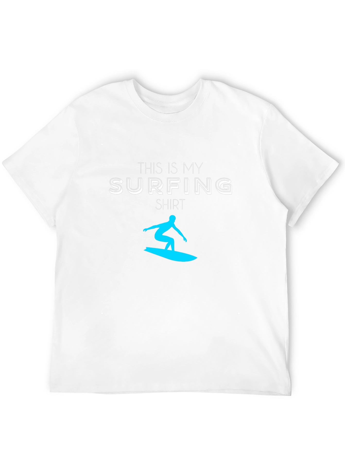 Surfing Shirt - Mens Black Tee