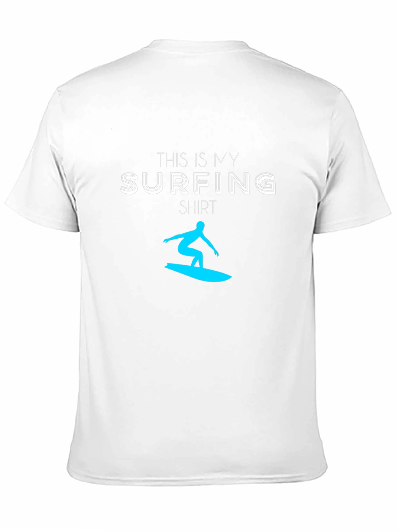 Surfing Shirt - Mens Black Tee