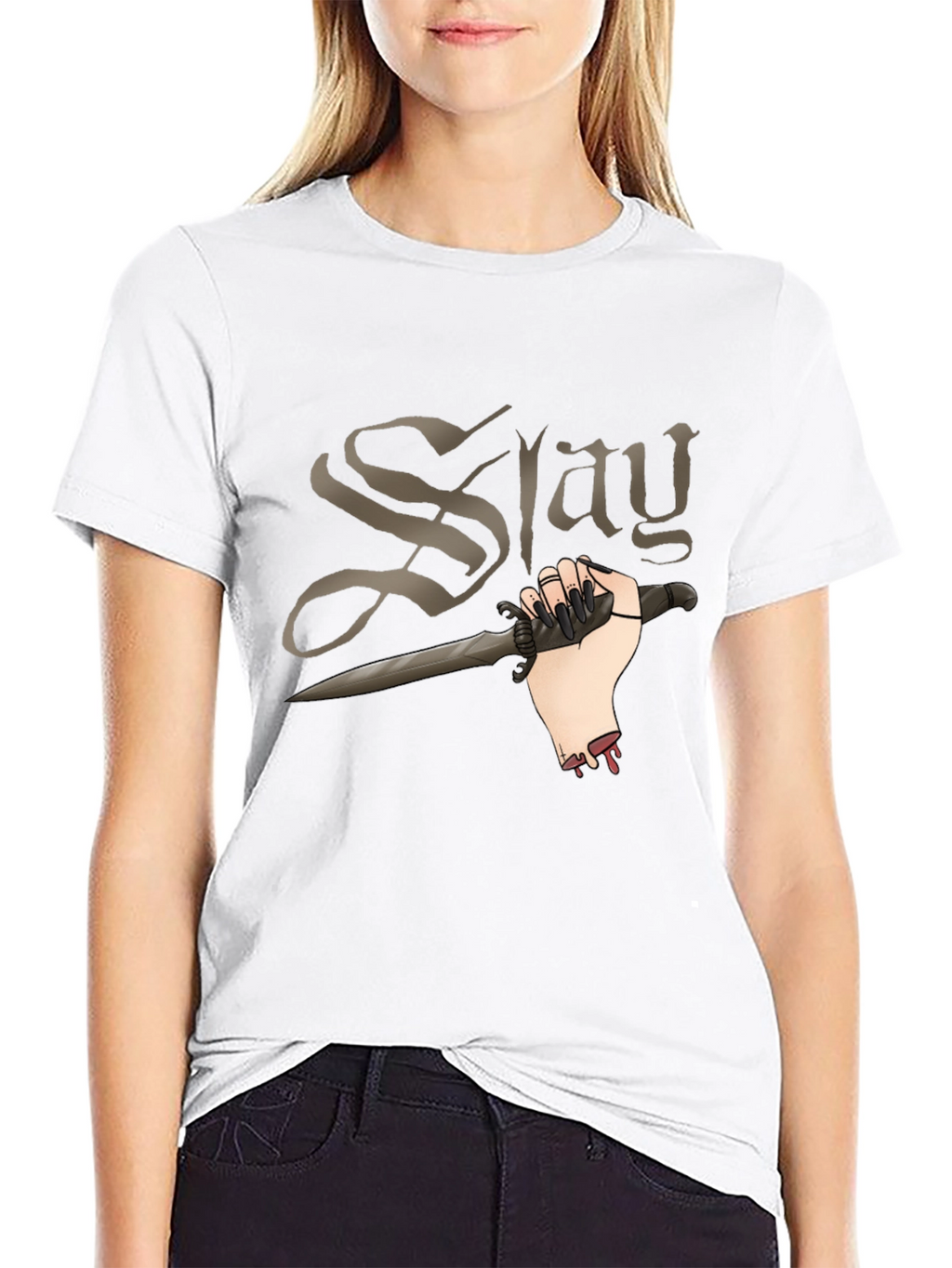 Slay Graphic T-Shirt - Black