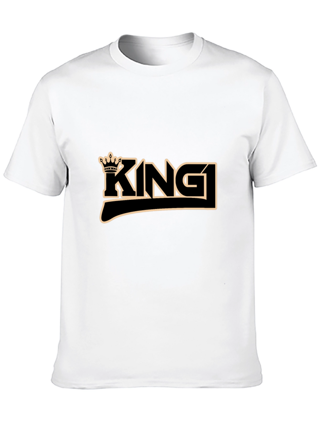 King Crown Graphic Black T-Shirt