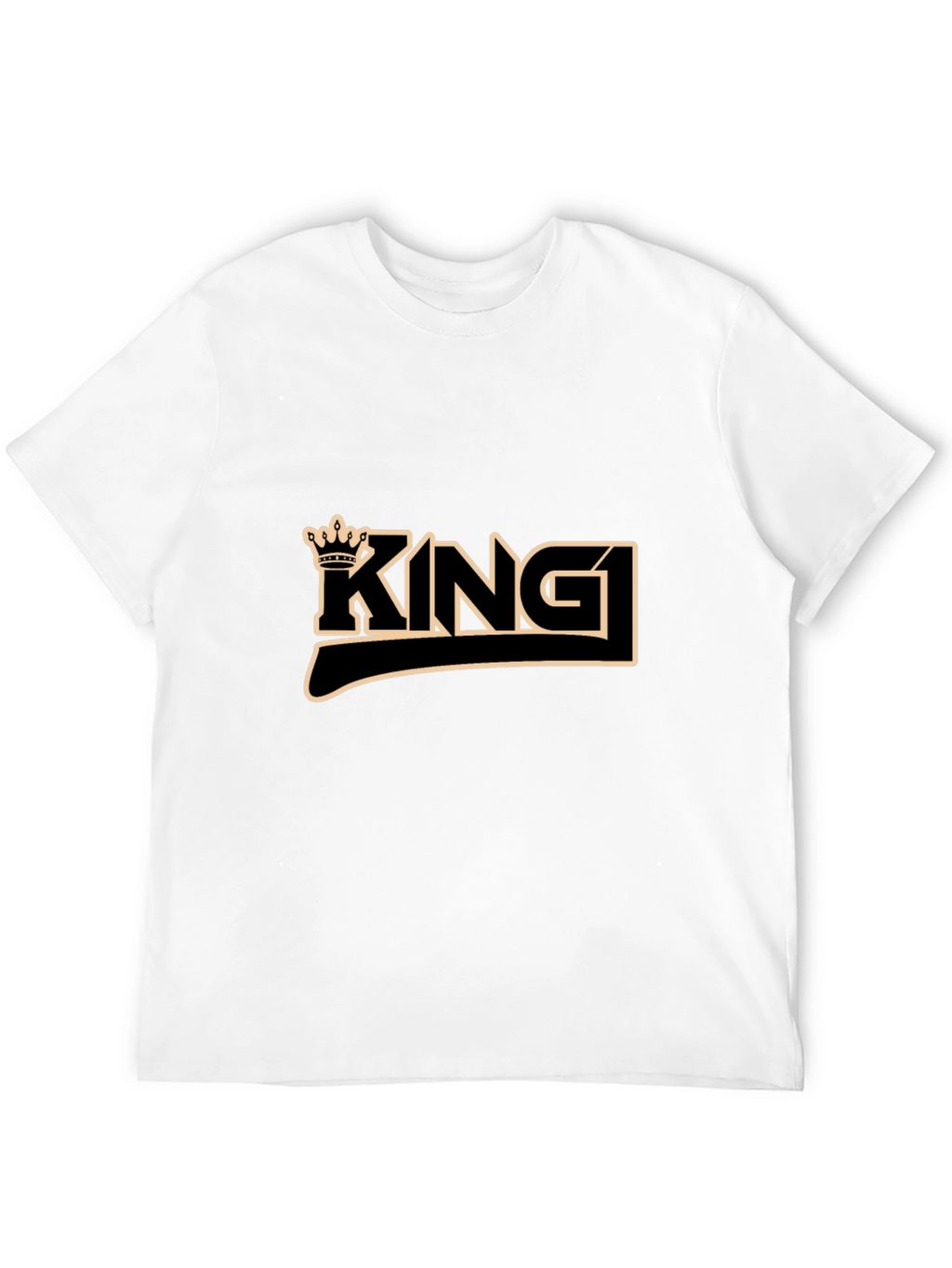 King Crown Graphic Black T-Shirt