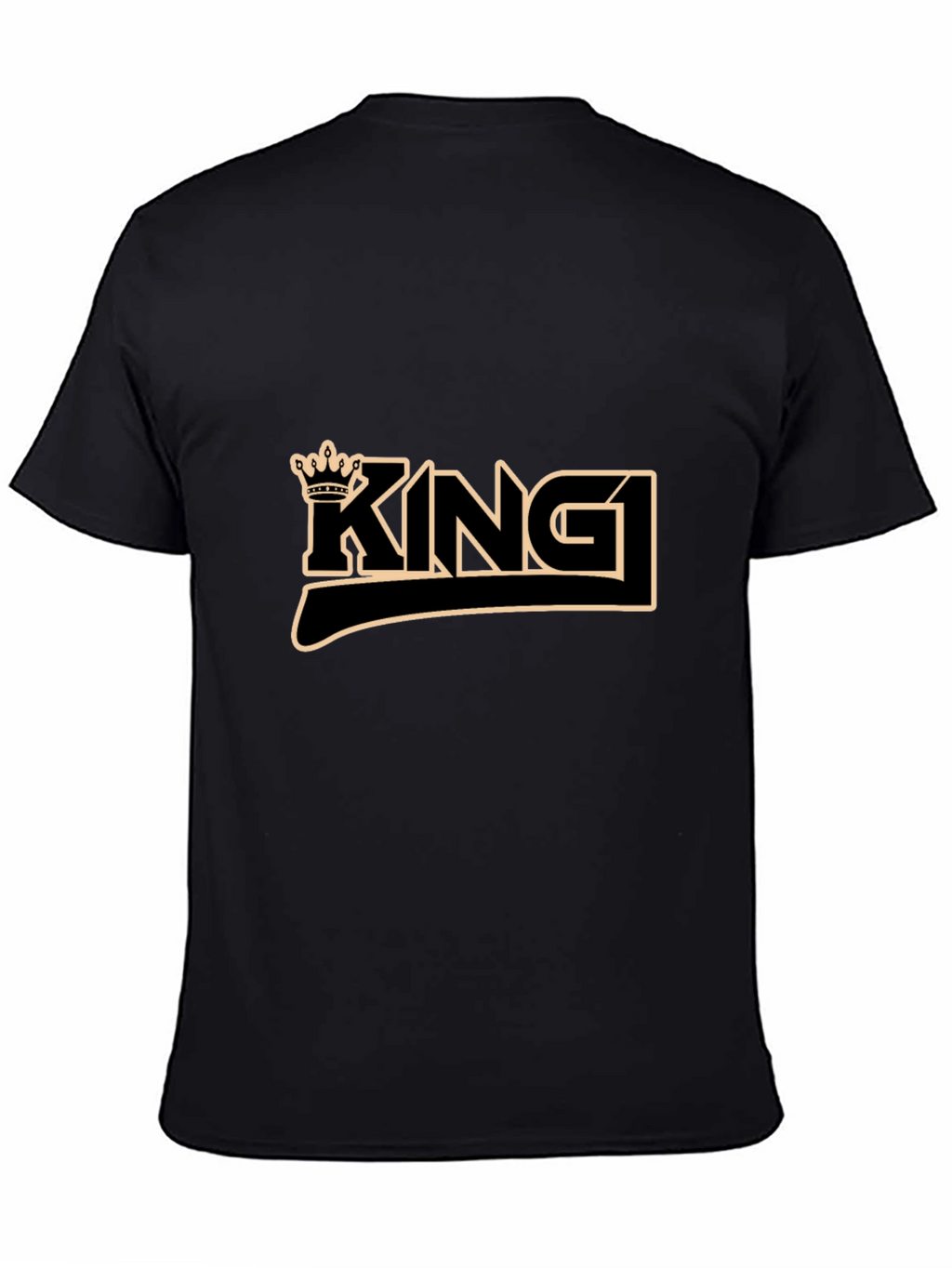 King Crown Graphic Black T-Shirt