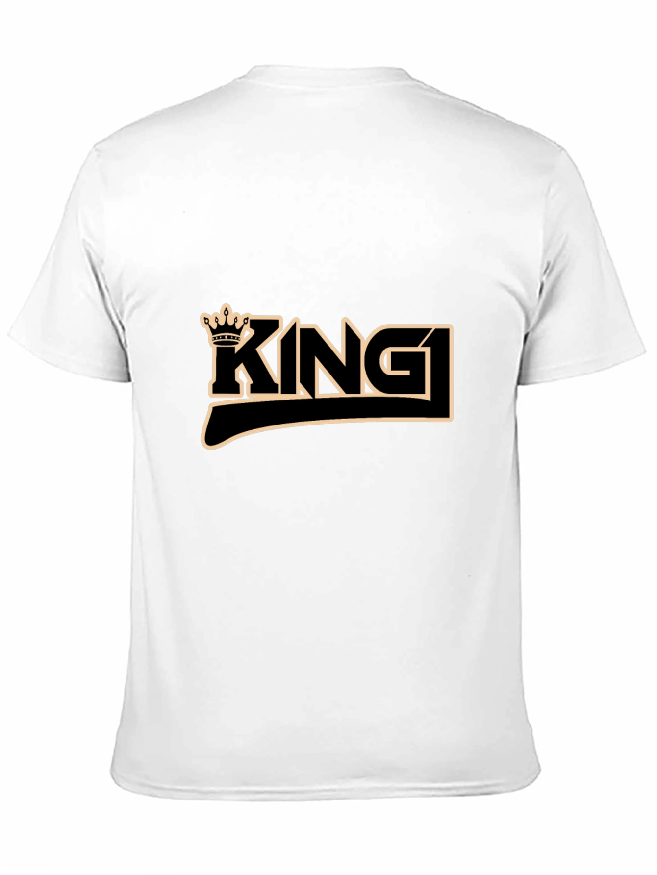 King Crown Graphic Black T-Shirt