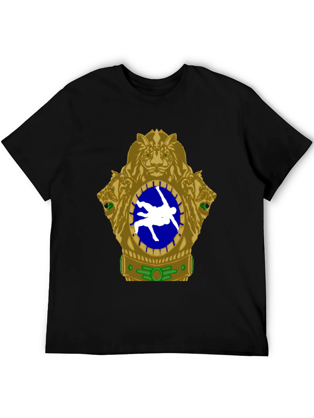 Wrestling Tiger Emblem T-Shirt