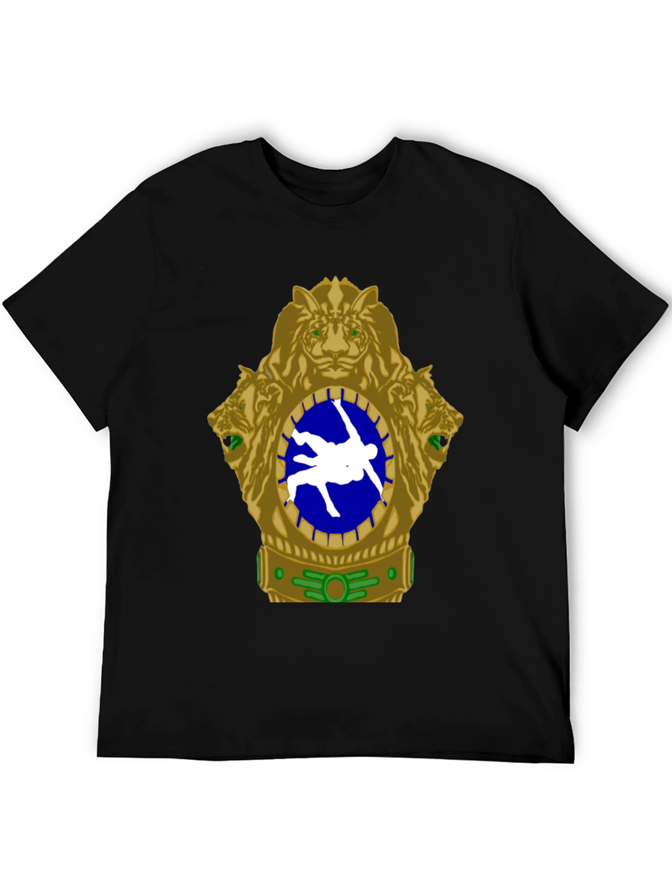 Wrestling Tiger Emblem T-Shirt