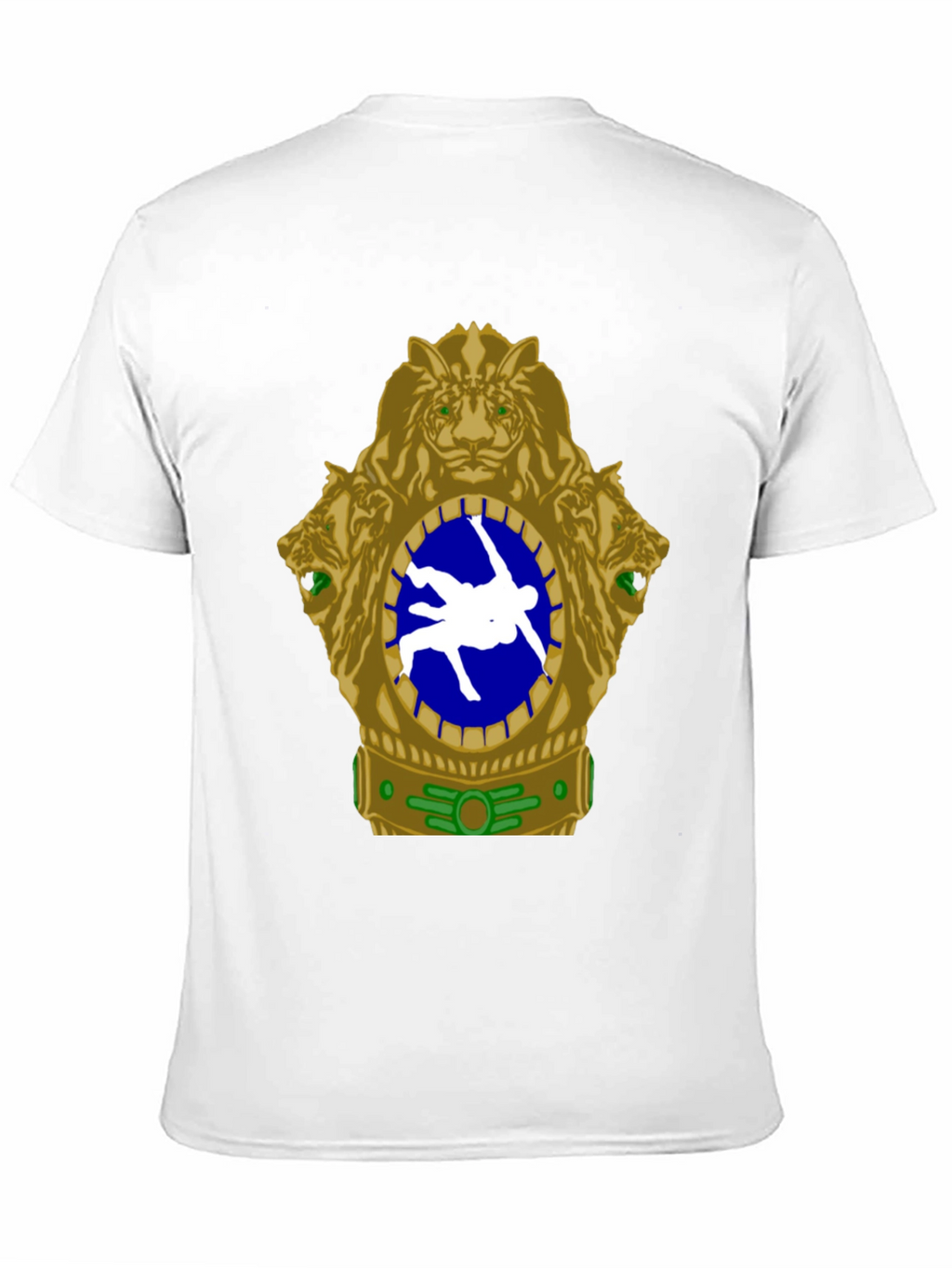 Wrestling Tiger Emblem T-Shirt
