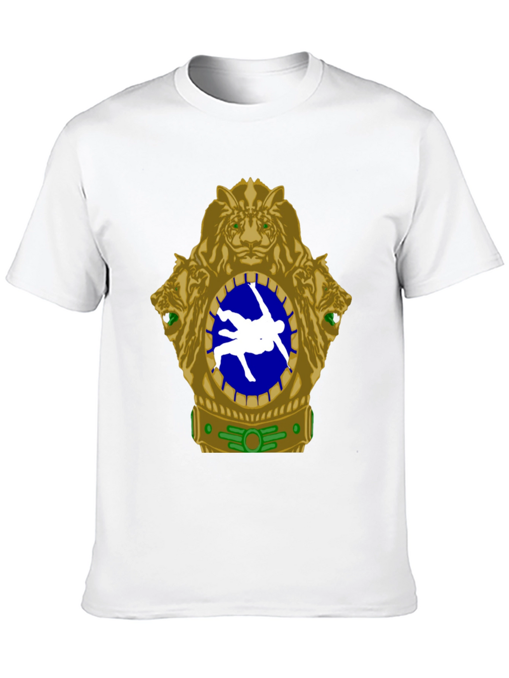 Wrestling Tiger Emblem T-Shirt