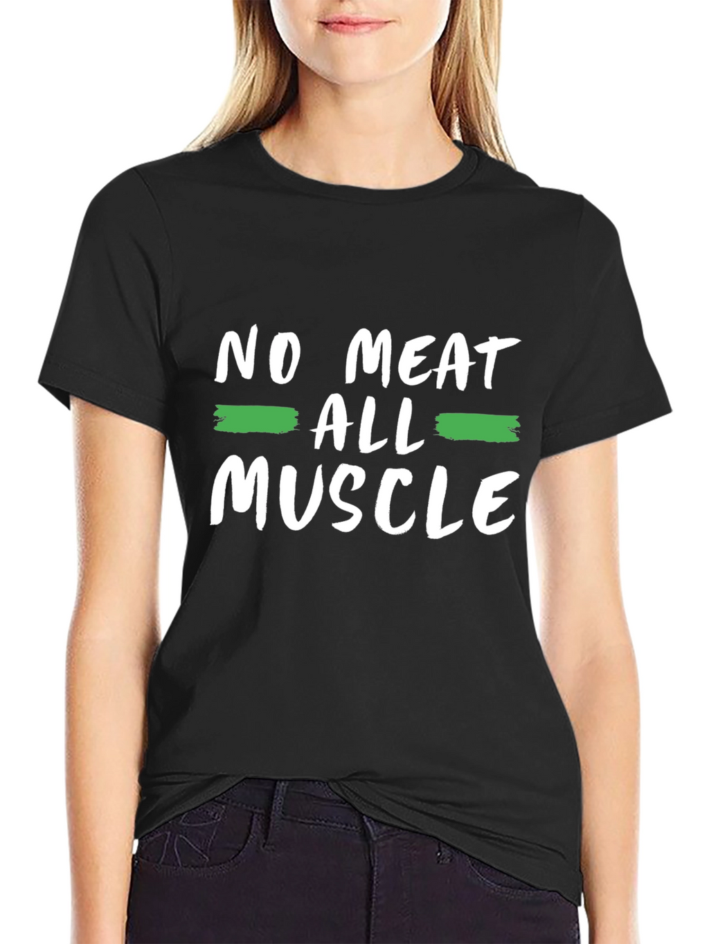 No Meat All Muscle T-Shirt - Vegan Strong!
