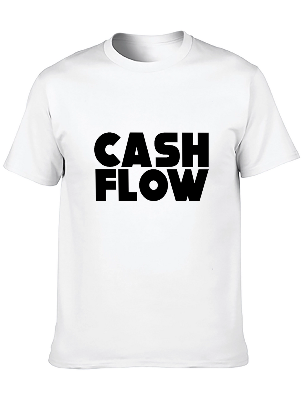 Cash Flow Black Tee - Statement Style