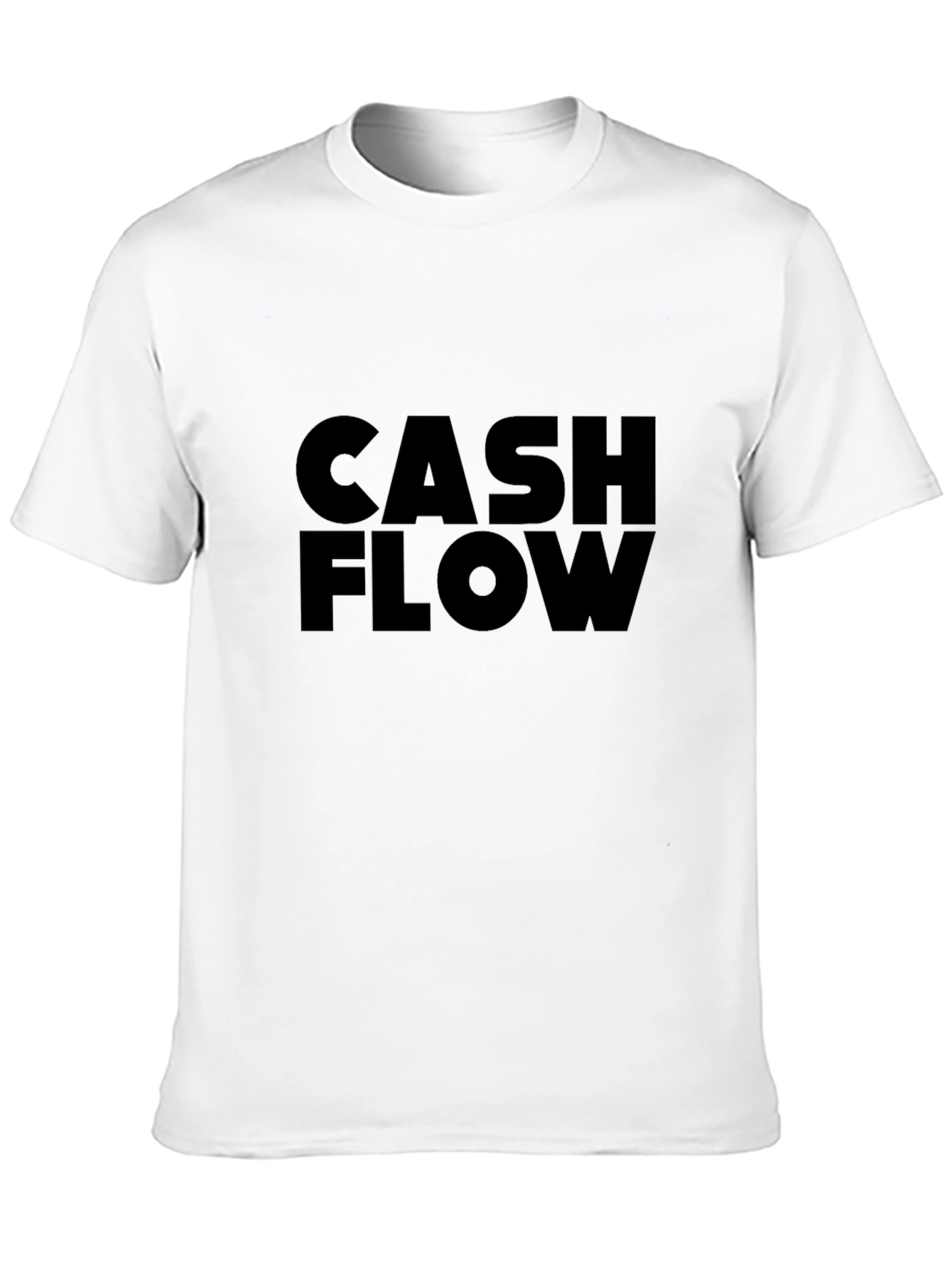 Cash Flow Black Tee - Statement Style
