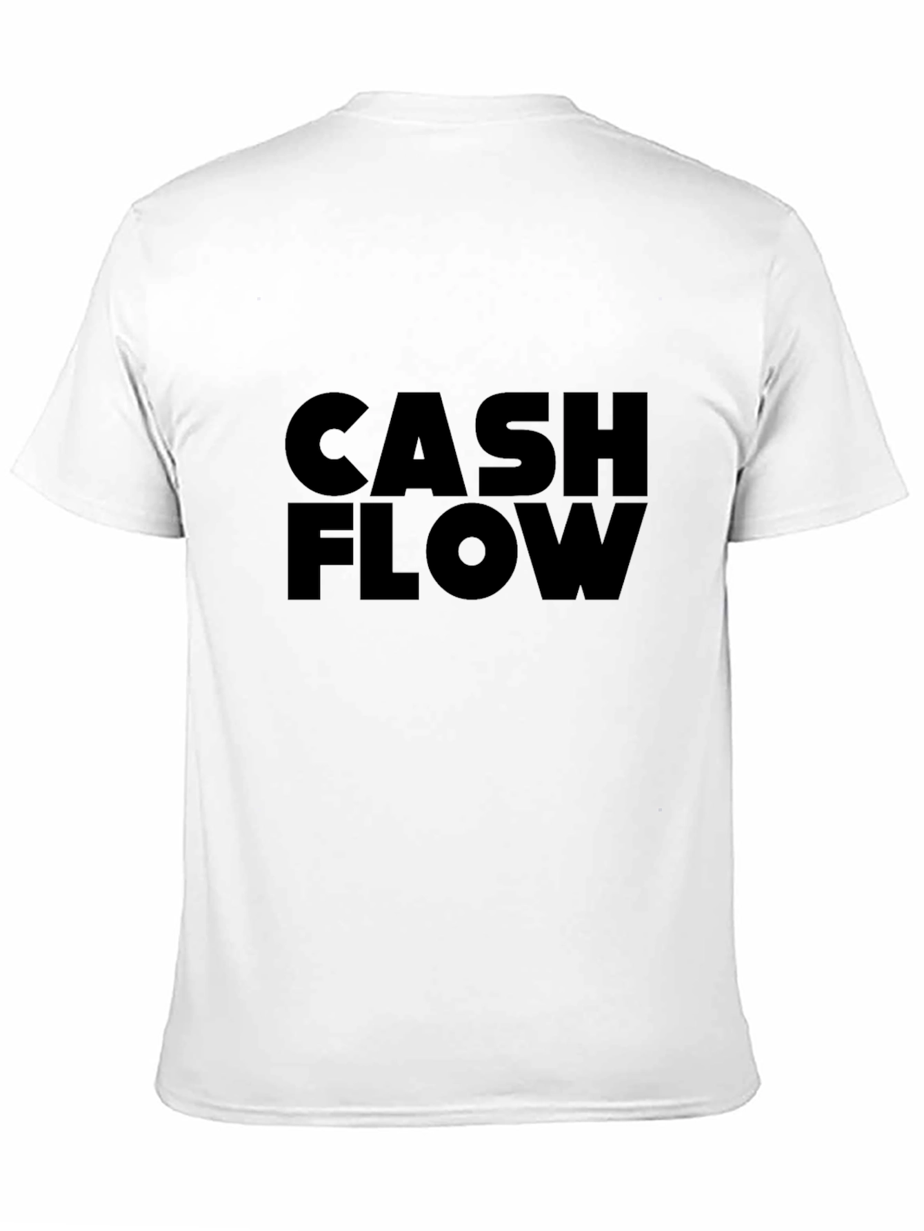 Cash Flow Black Tee - Statement Style