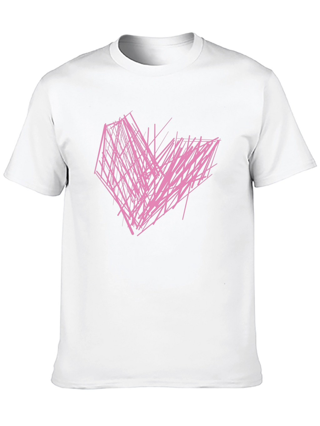 Abstract Heart Tee - Modern Graphic T-Shirt