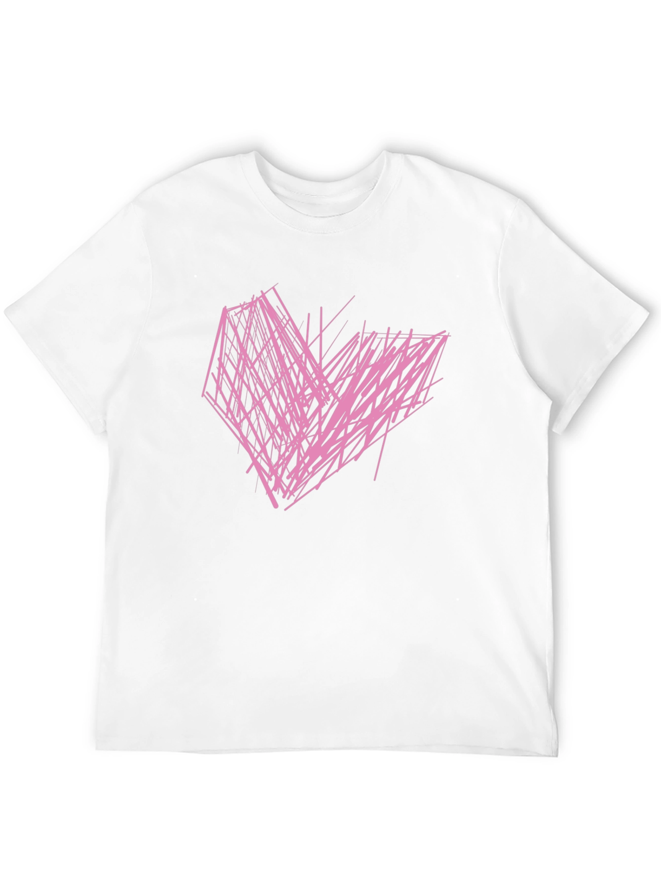 Abstract Heart Tee - Modern Graphic T-Shirt