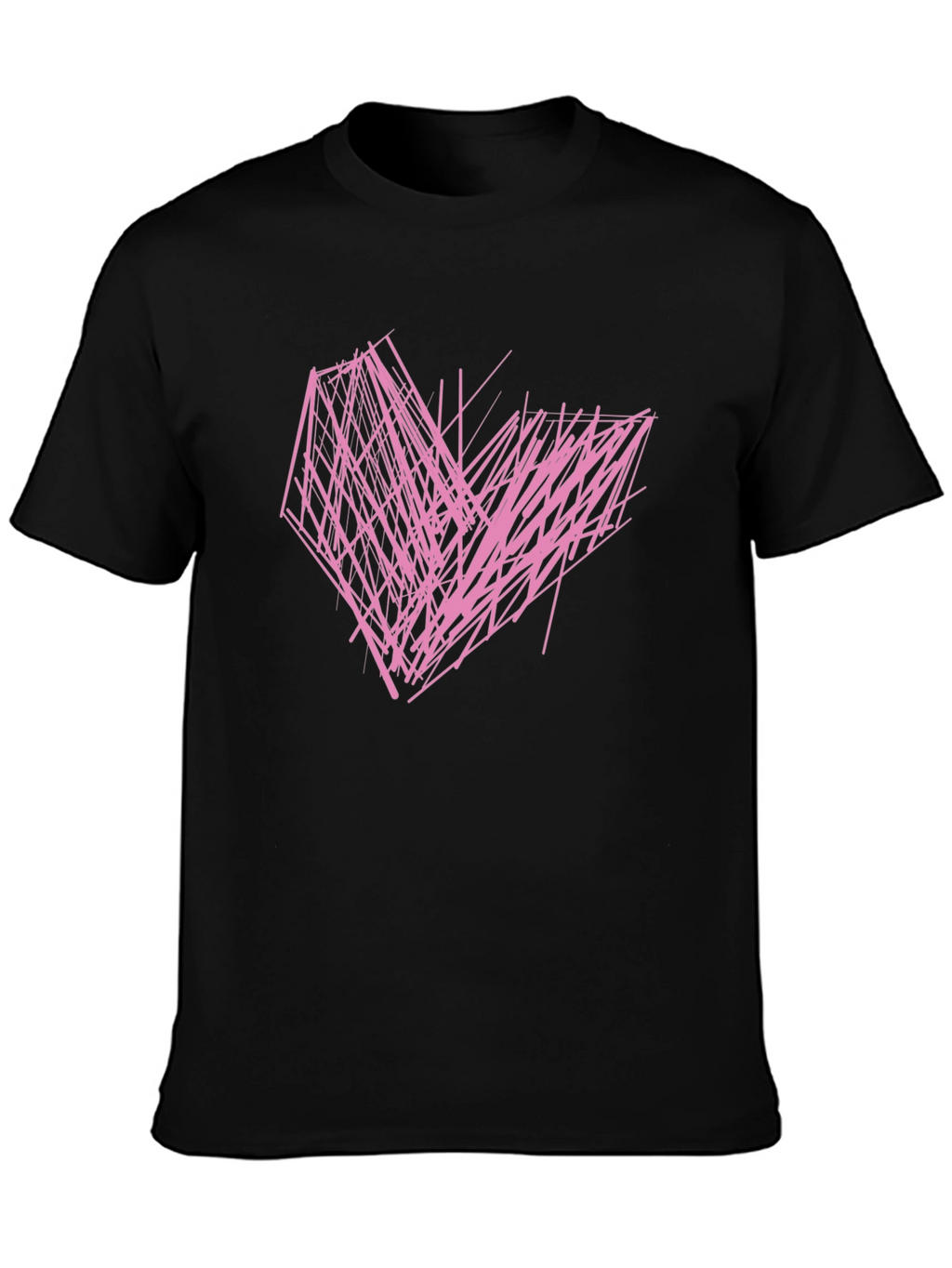Abstract Heart Tee - Modern Graphic T-Shirt