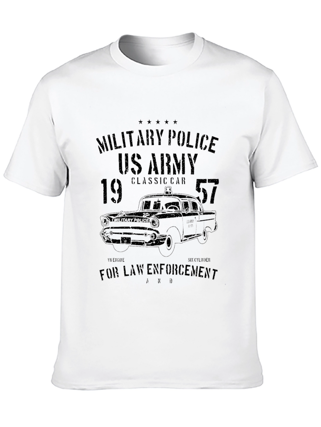 Military Police US Army Classic Car T-Shirt