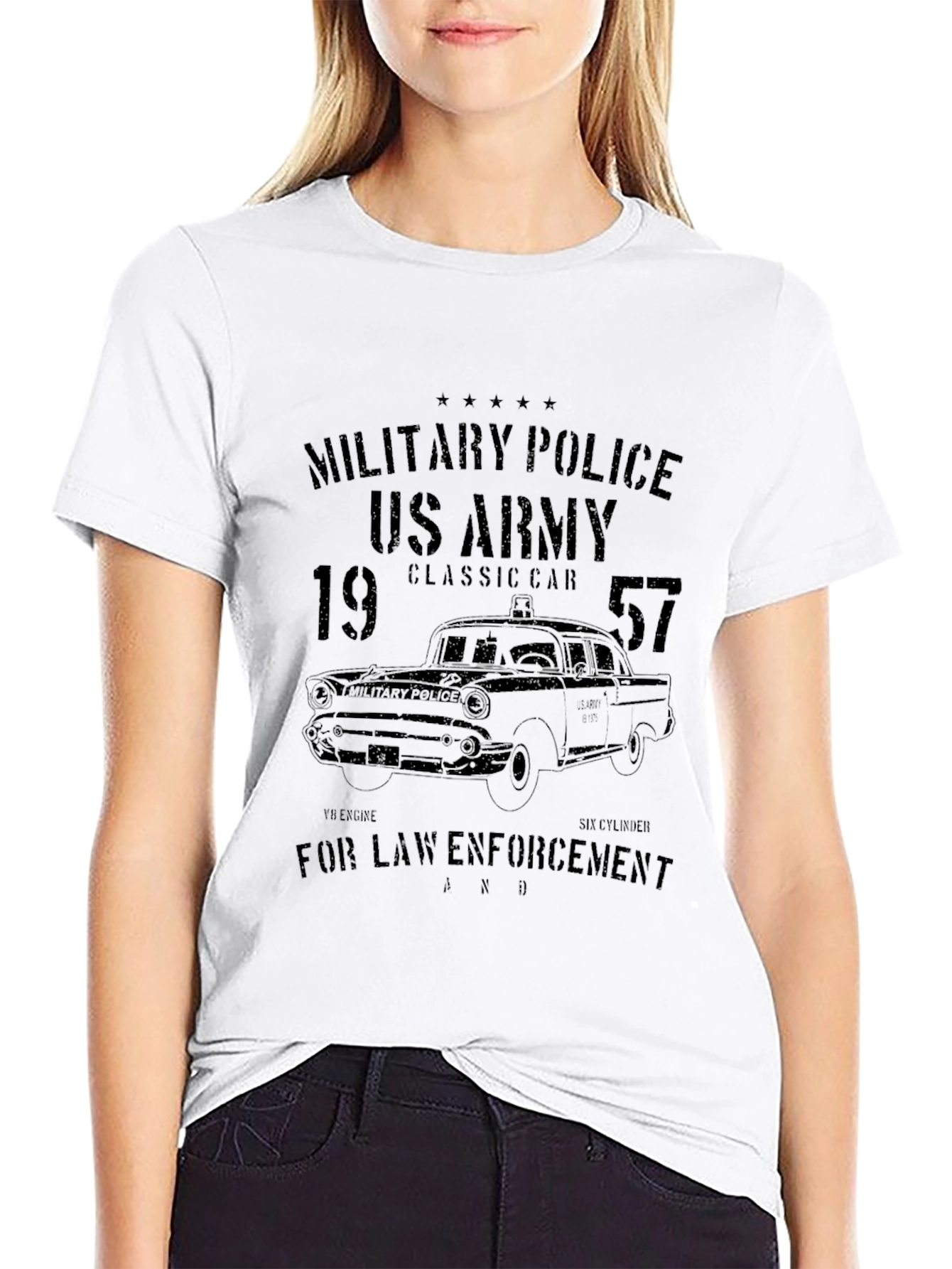 Military Police US Army Classic Car T-Shirt