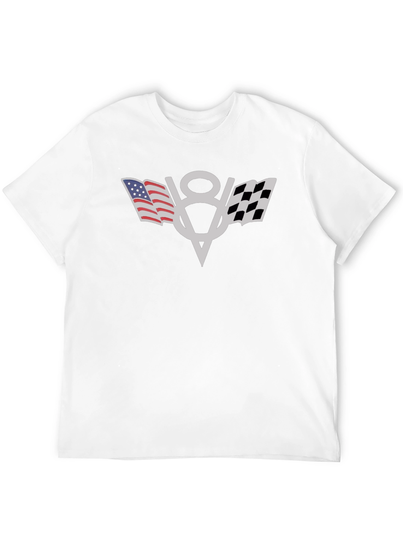 American Flag V8 Engine T-Shirt