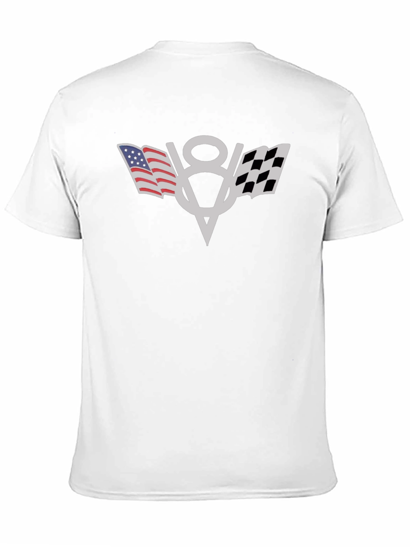 American Flag V8 Engine T-Shirt