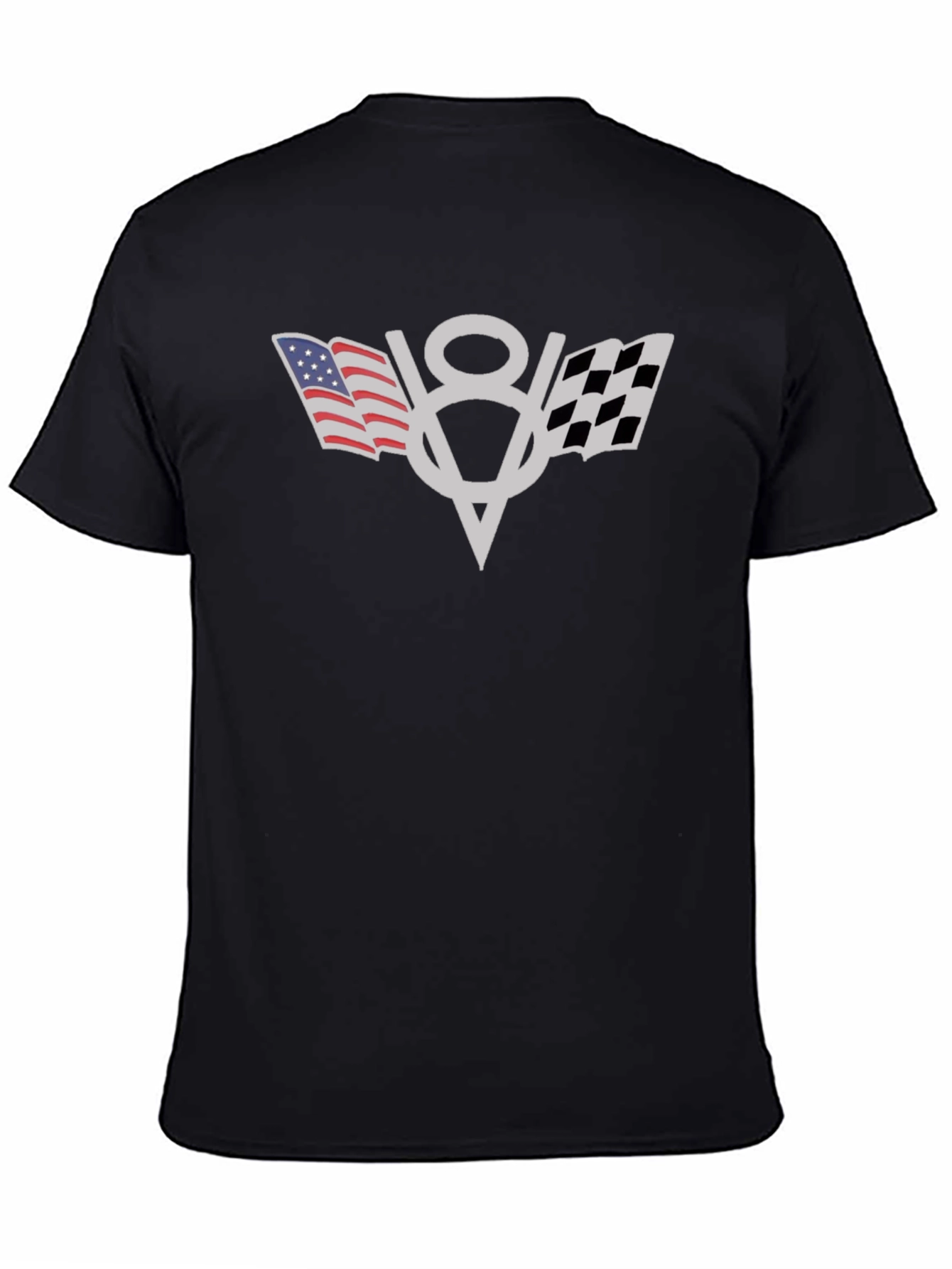 American Flag V8 Engine T-Shirt