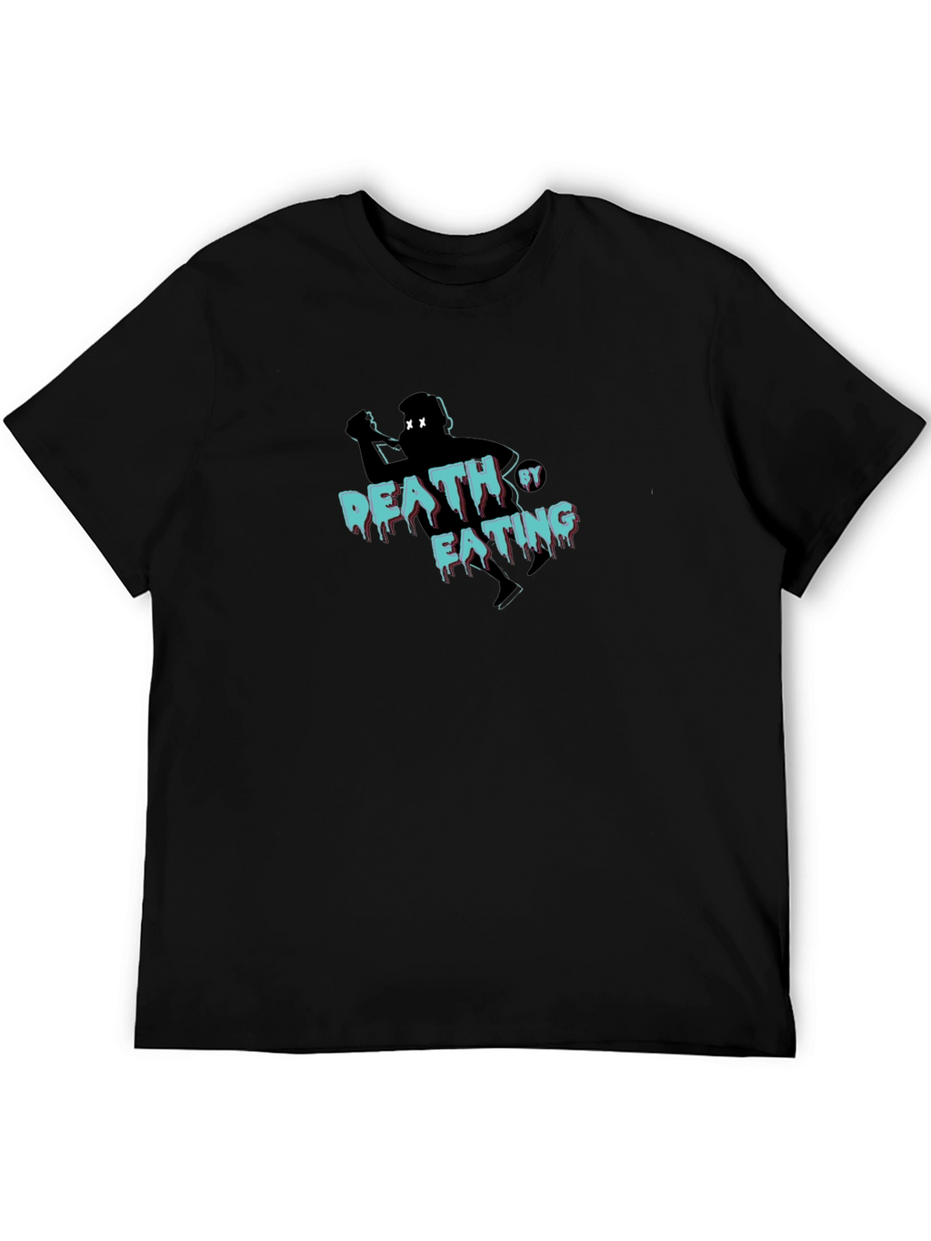 Death By Eating T-Shirt - Funny Graphic Tee