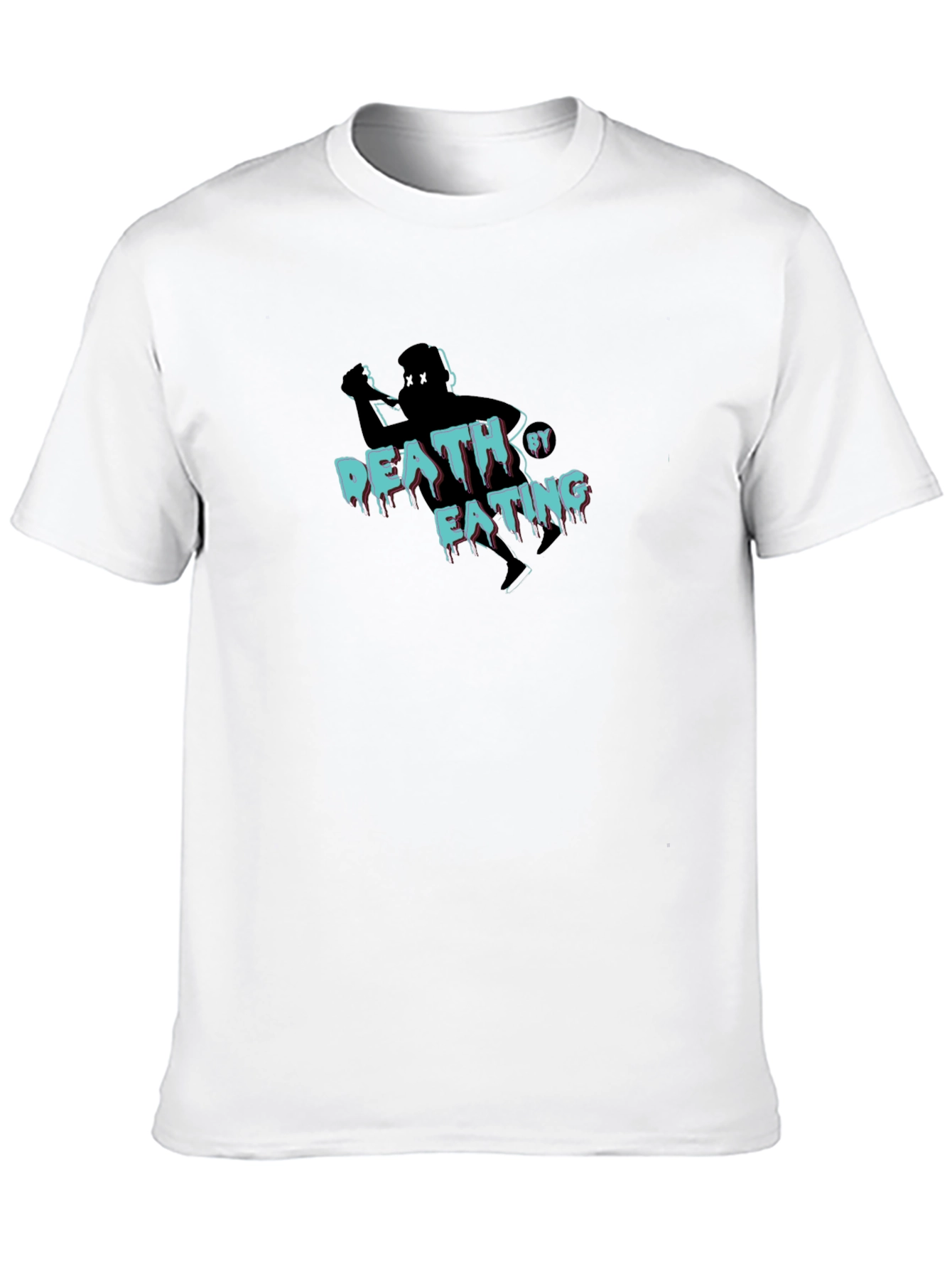 Death By Eating T-Shirt - Funny Graphic Tee