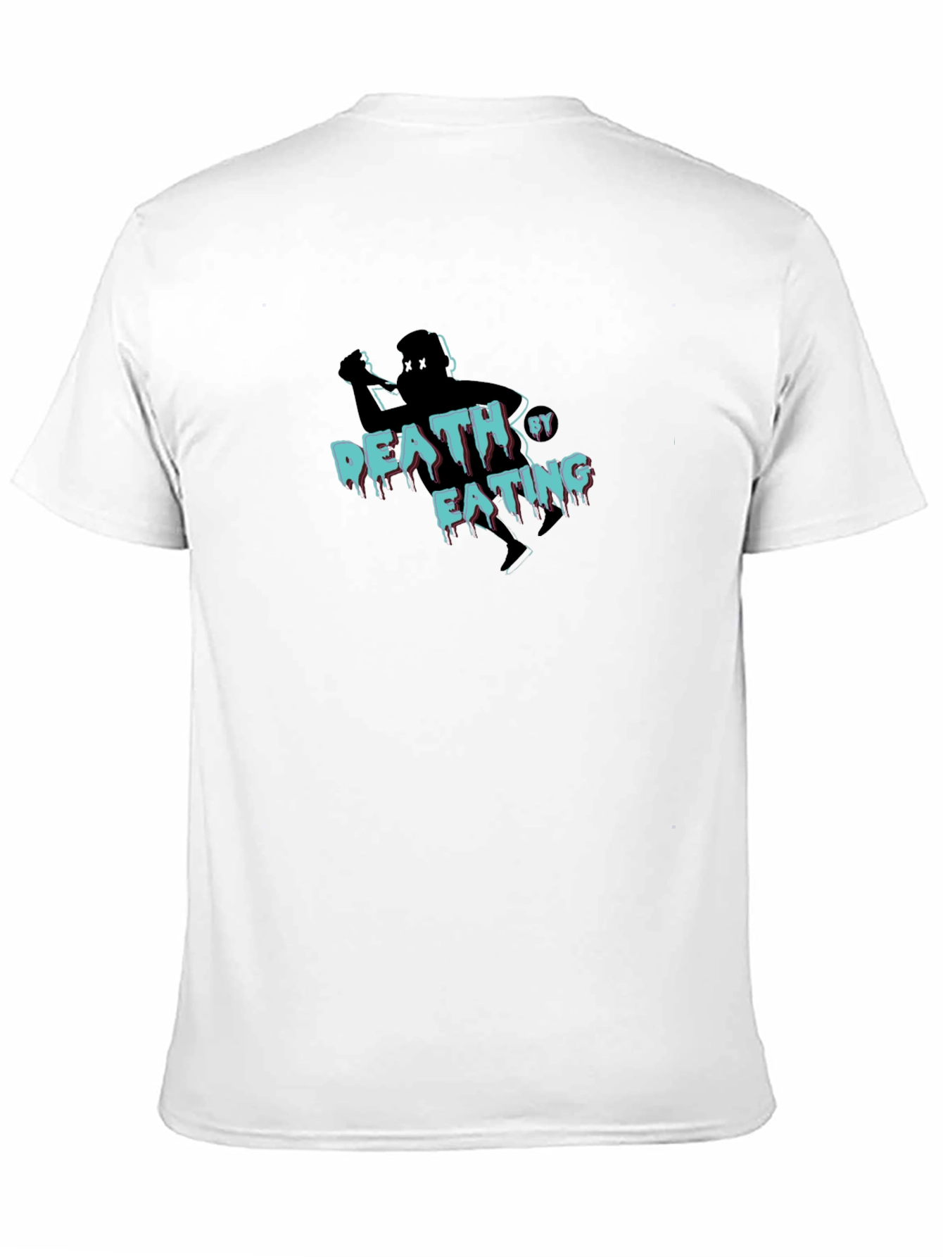 Death By Eating T-Shirt - Funny Graphic Tee
