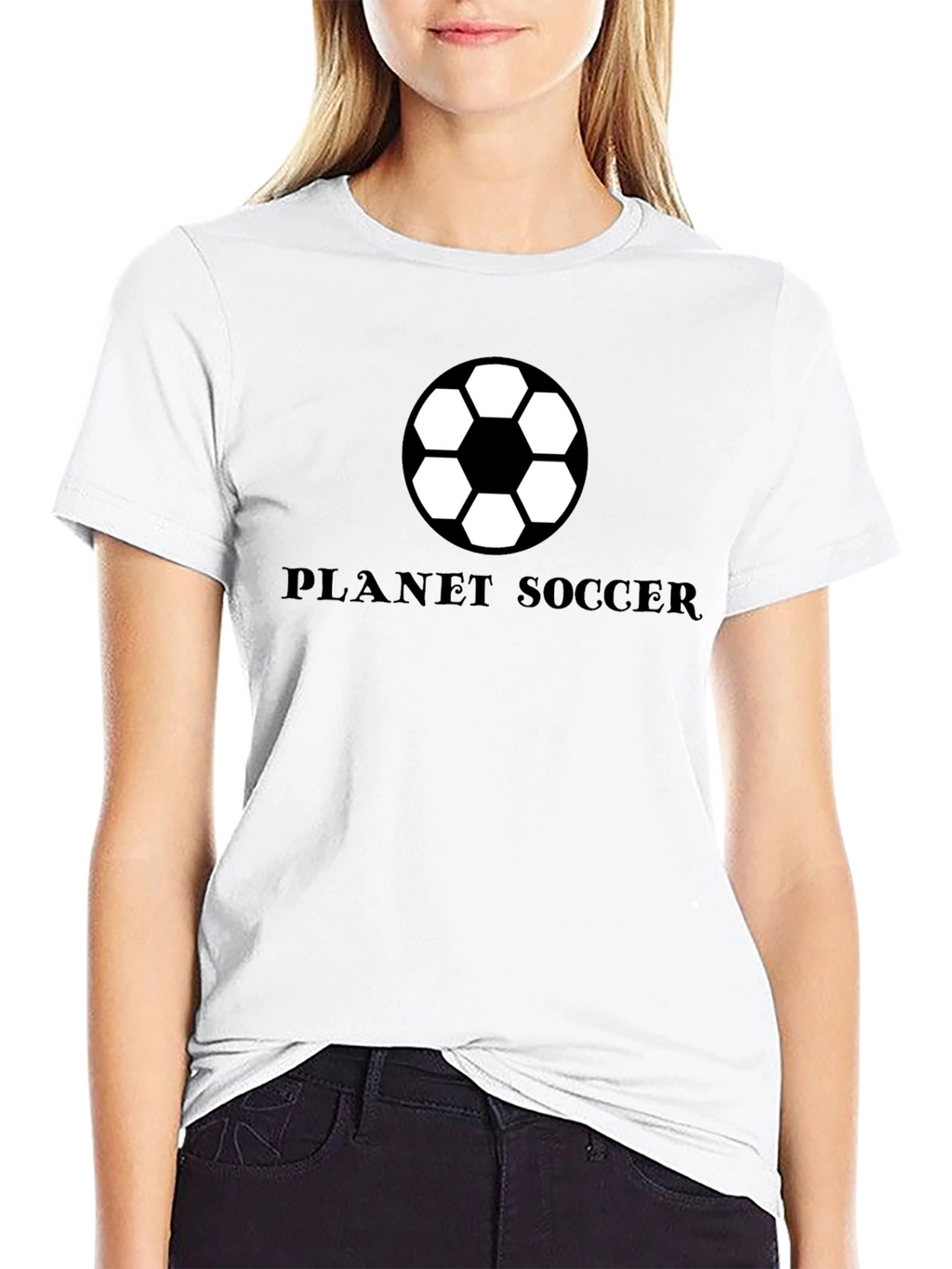 Planet Soccer Graphic T-Shirt - Black