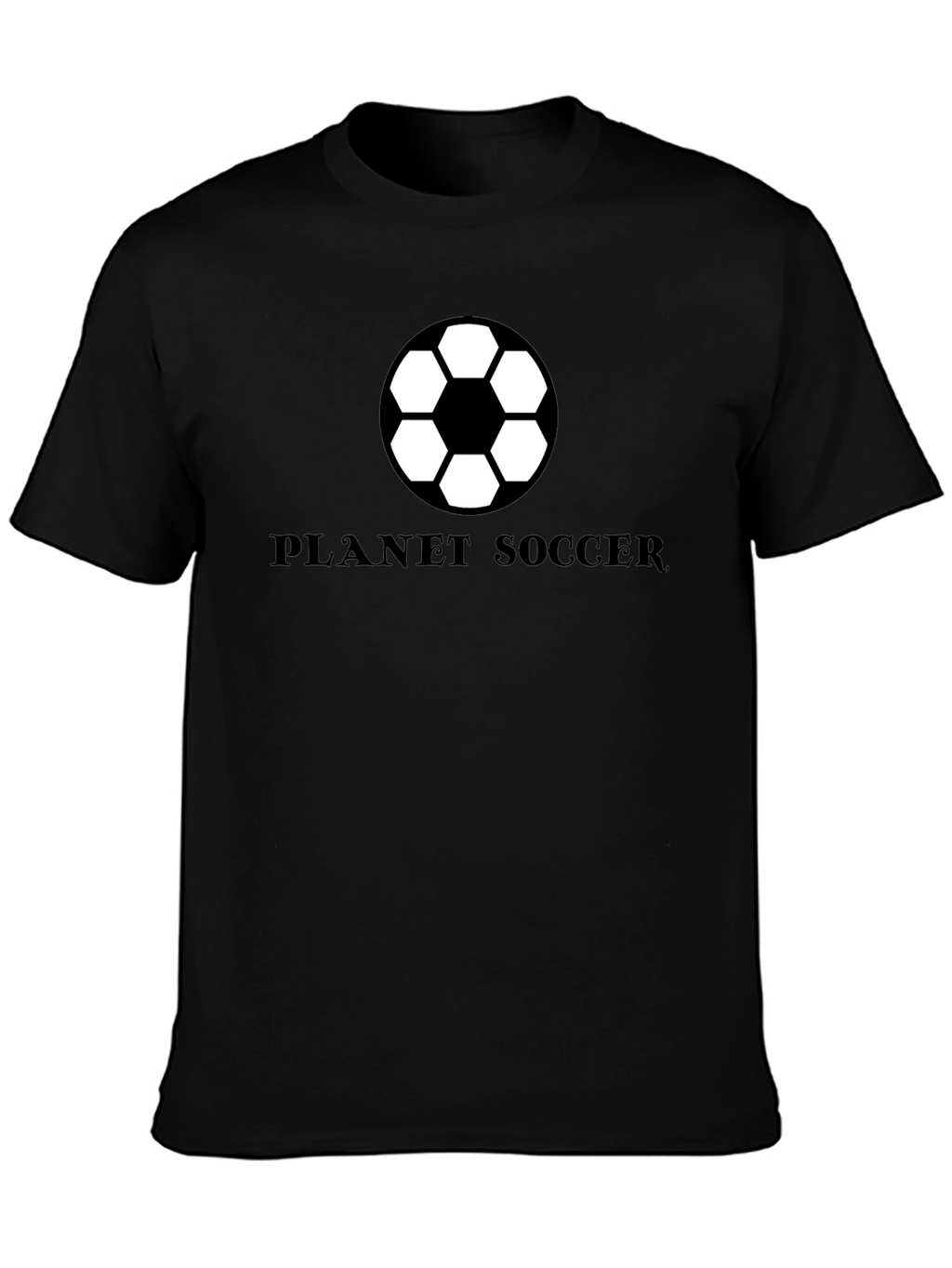 Planet Soccer Graphic T-Shirt - Black
